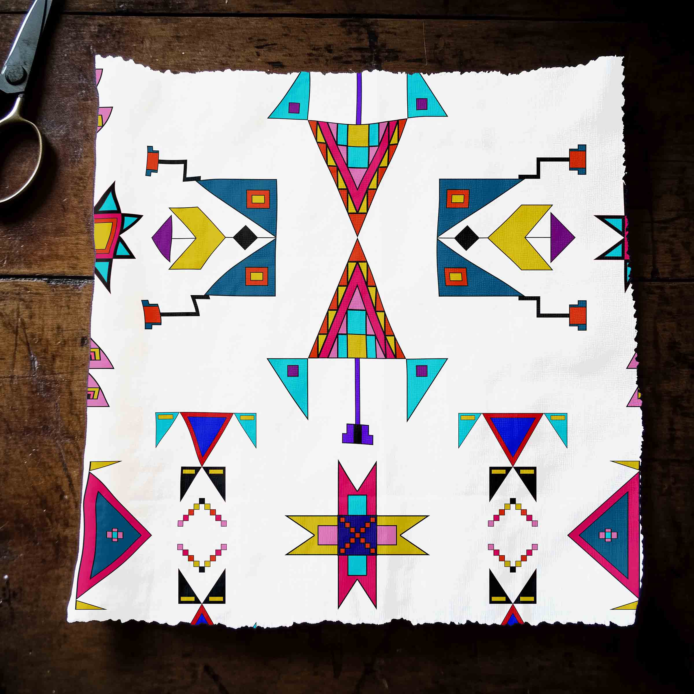 Enemy Territory White 42 Inch Cotton Poplin Pre Order