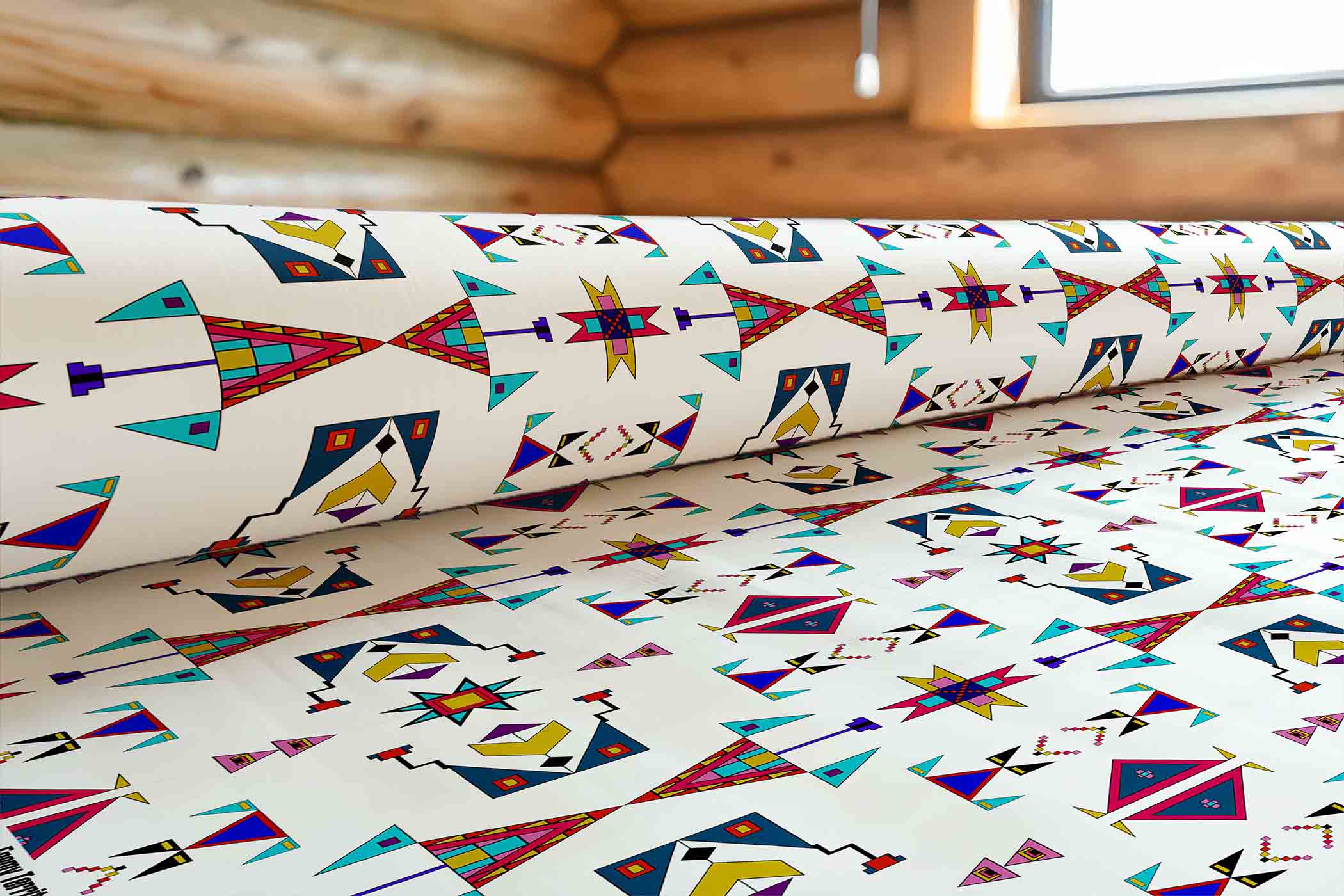 Enemy Territory White 42 Inch Cotton Poplin Pre Order