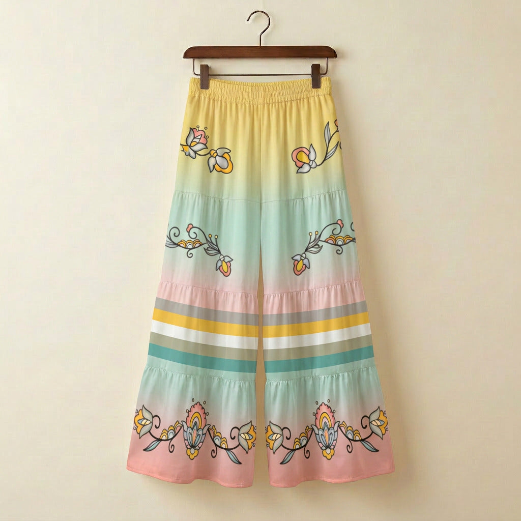 Falling Leaf Rising Bloom Three Tier Pants