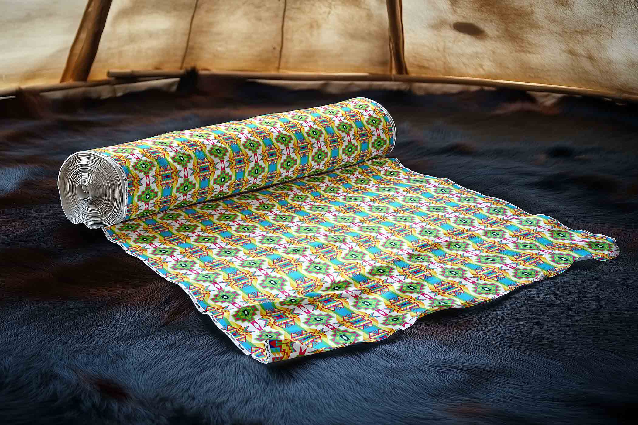 Fancy Feather Satin Fabric By the Yard Pre Order