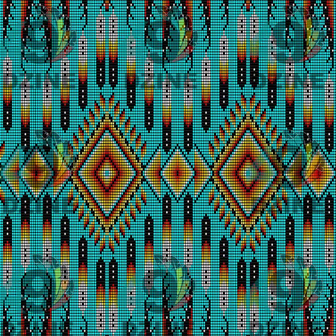 Fire Feather Turquoise 42 Inch Cotton Poplin Pre Order