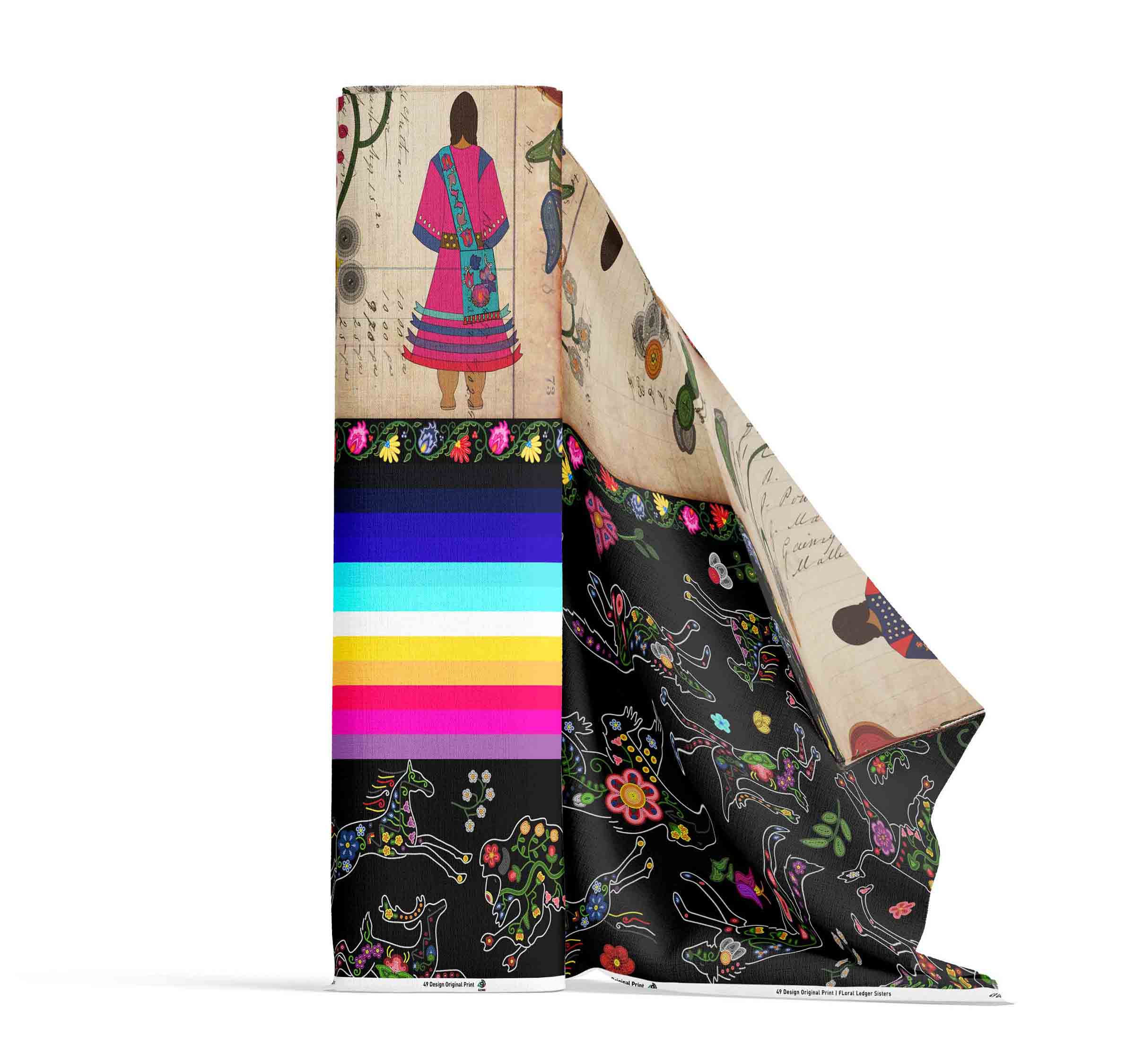 Floral Ledger Sisters 42 Inch Cotton Poplin Pre Order