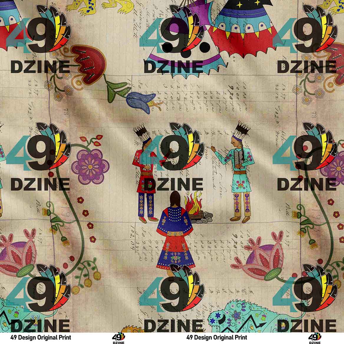 Floral Ledger Way of Life 56 Inch Cotton Poplin Pre Order