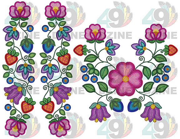 Garden Rhythm Beadwork Set Various Sizes
