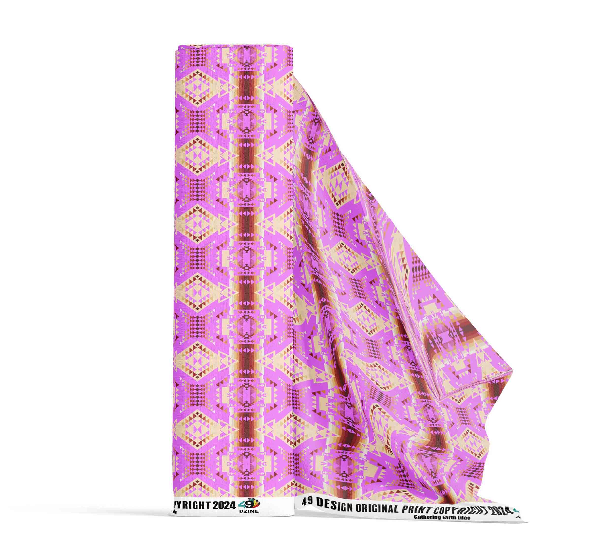 Gathering Earth Lilac 42 Inch Cotton Poplin Pre Order