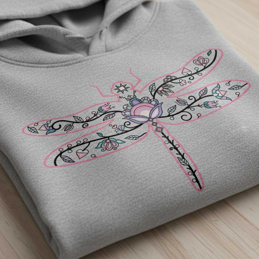 Dragonfly Floral Animals 02 Various Sizes