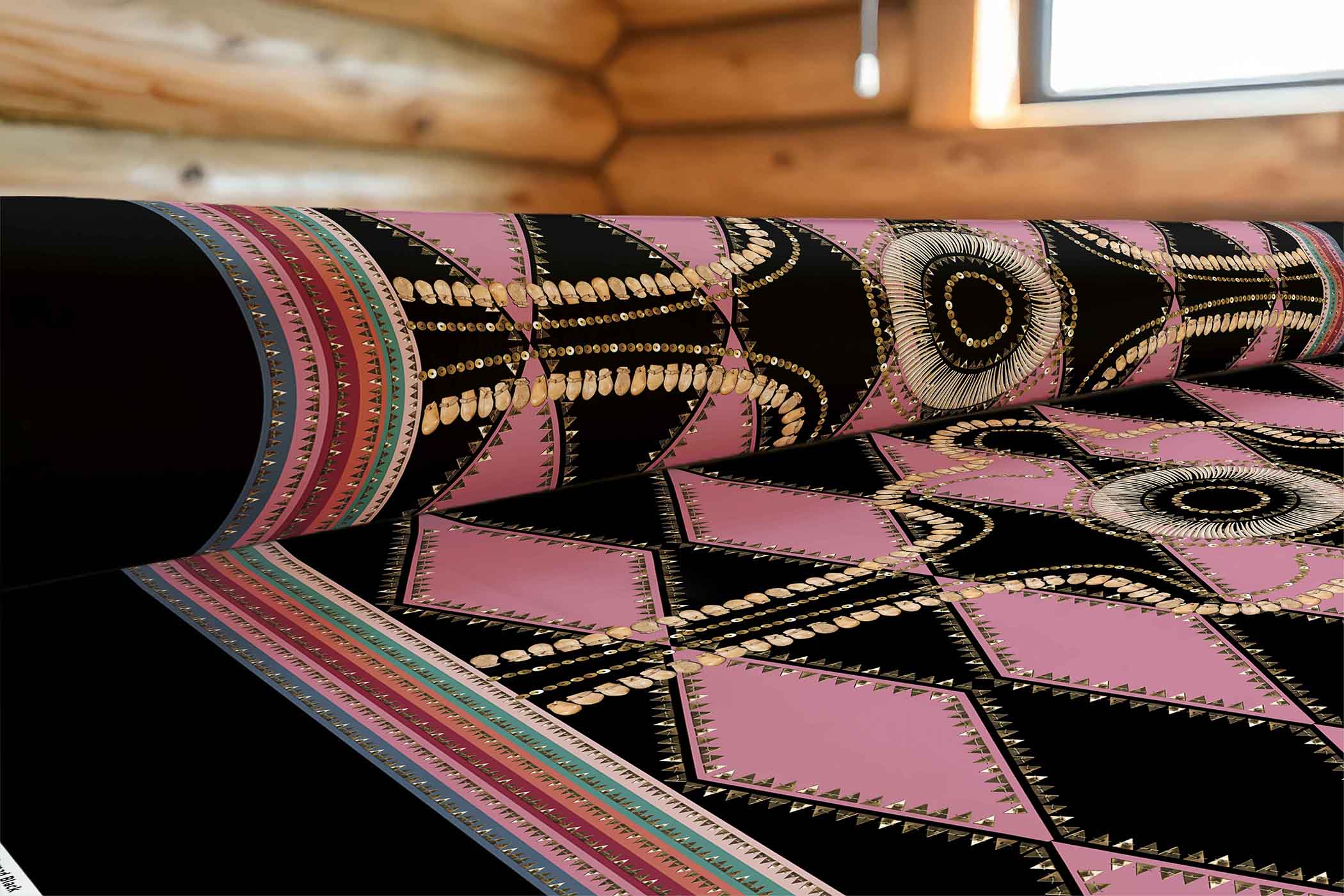 Gilded Nomad Black 42 Inch Cotton Poplin Pre Order