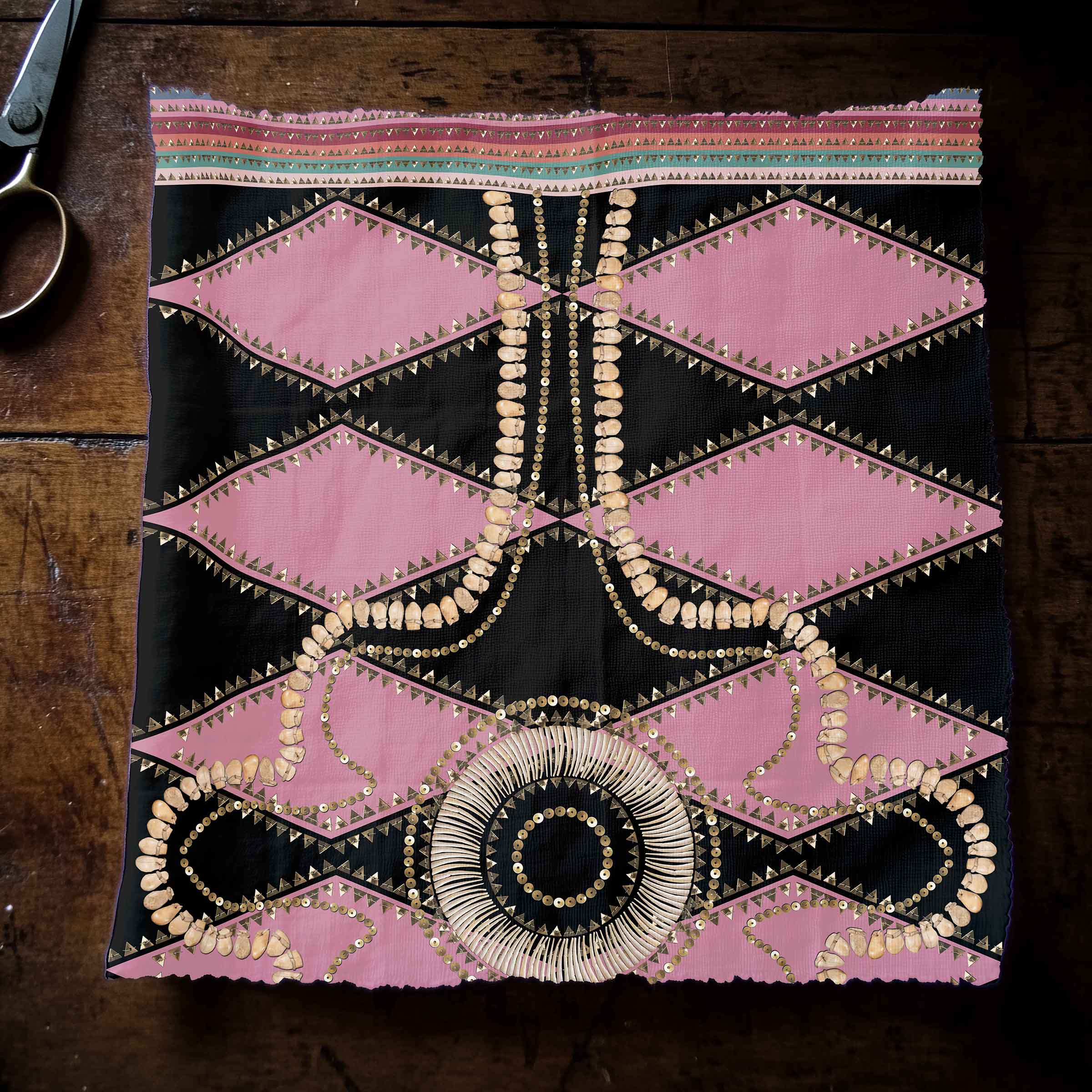 Gilded Nomad Black 42 Inch Cotton Poplin Pre Order