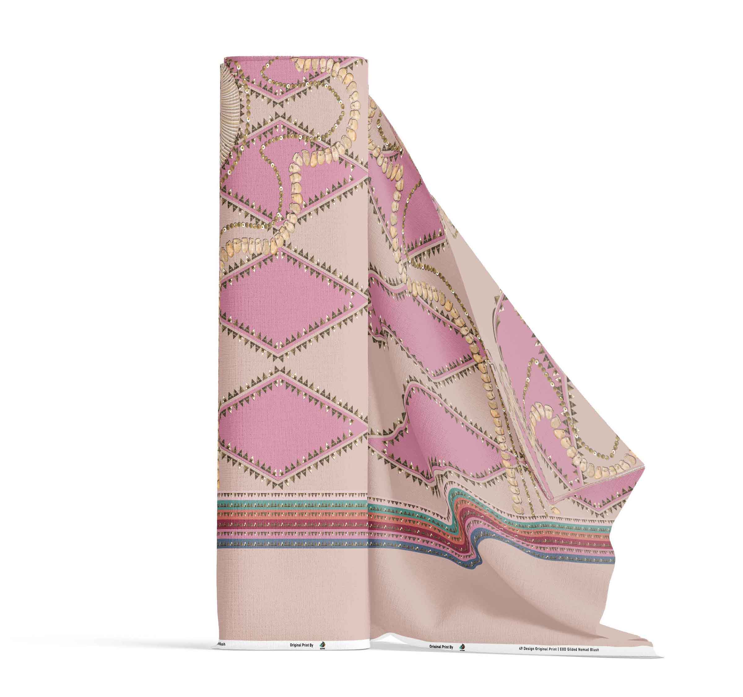 Gilded Nomad Blush 42 Inch Cotton Poplin Pre Order