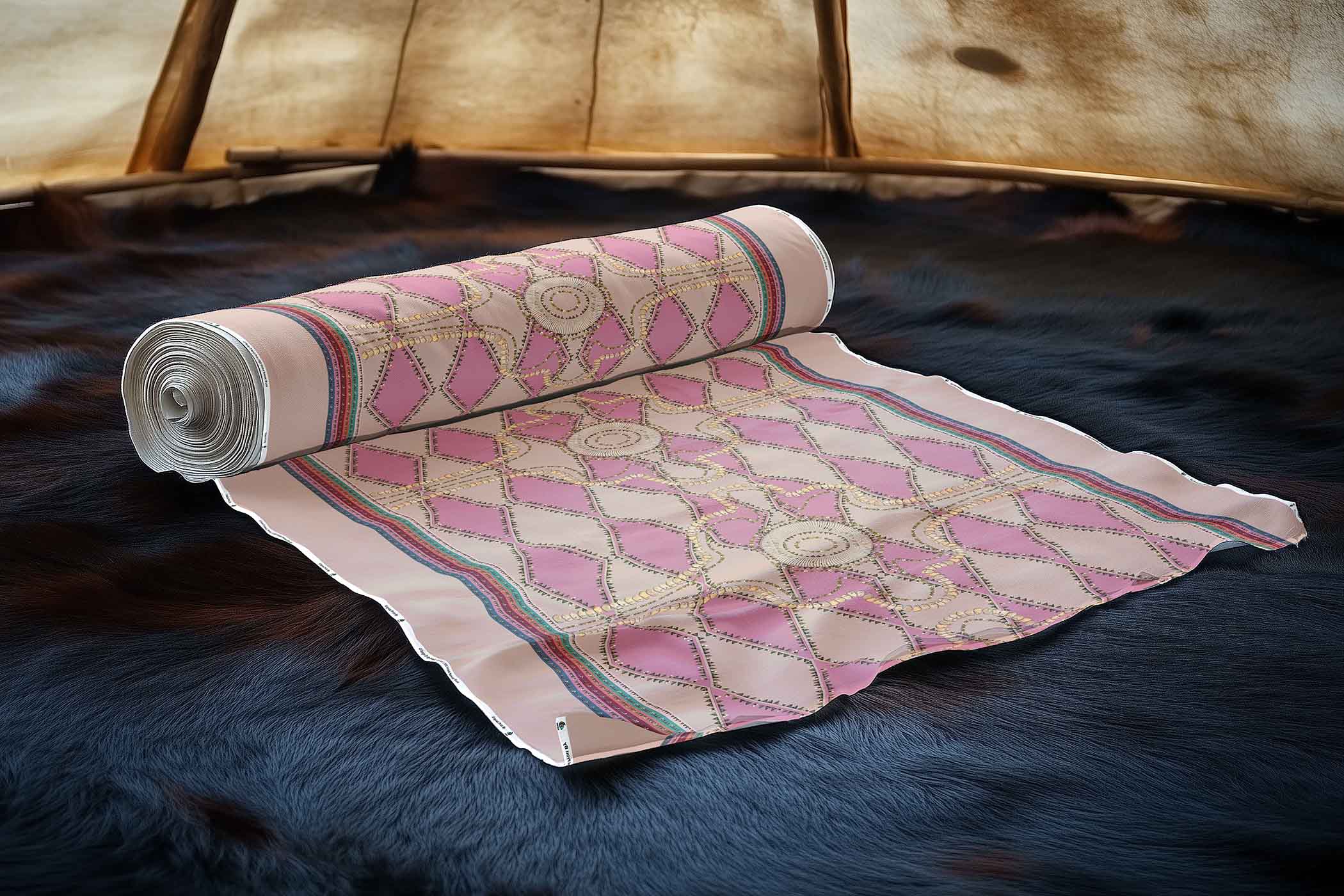 Gilded Nomad Blush 42 Inch Cotton Poplin Pre Order