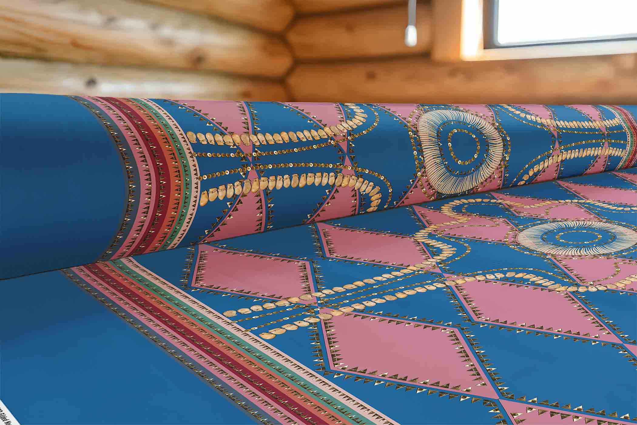 Gilded Nomad Sky 42 Inch Cotton Poplin Pre Order