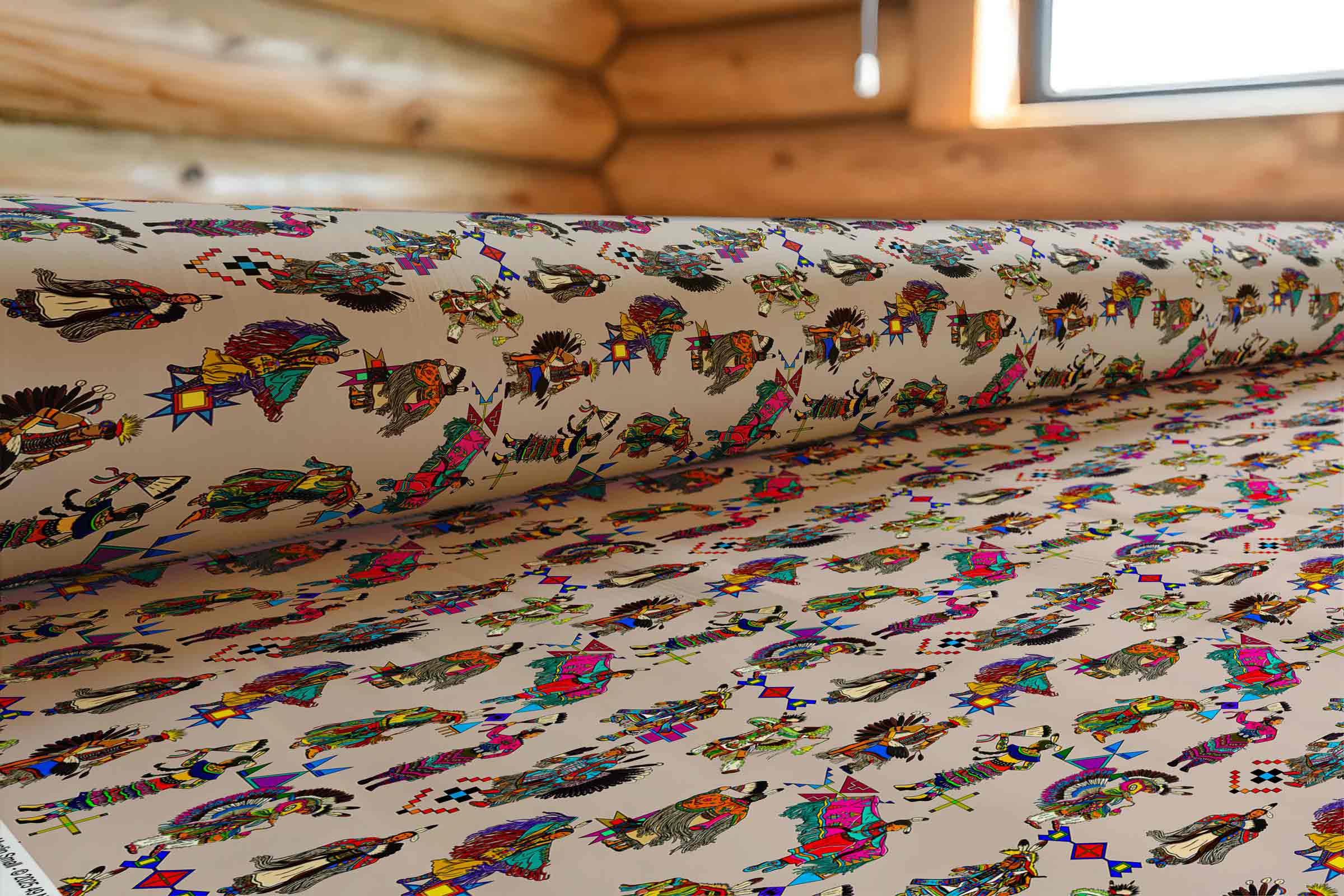 Grand Entry Dancers Muslin Small 42 Inch Cotton Poplin Pre Order