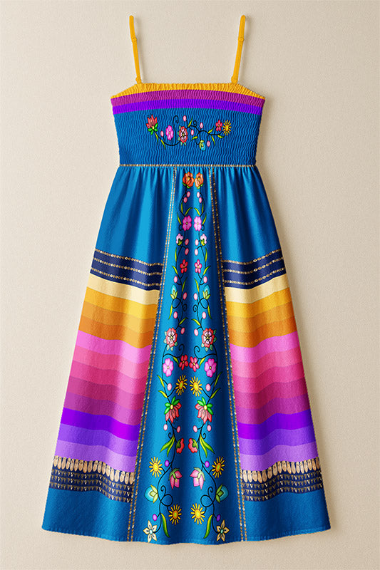 Grandmother Legacy Dark Blue 2 Smock Top Dress