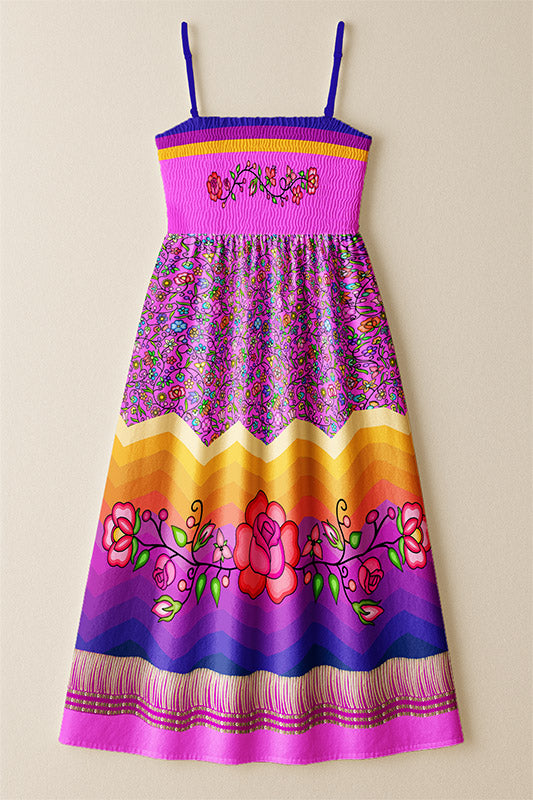 Grandmother Legacy Magenta 3 Smock Top Dress