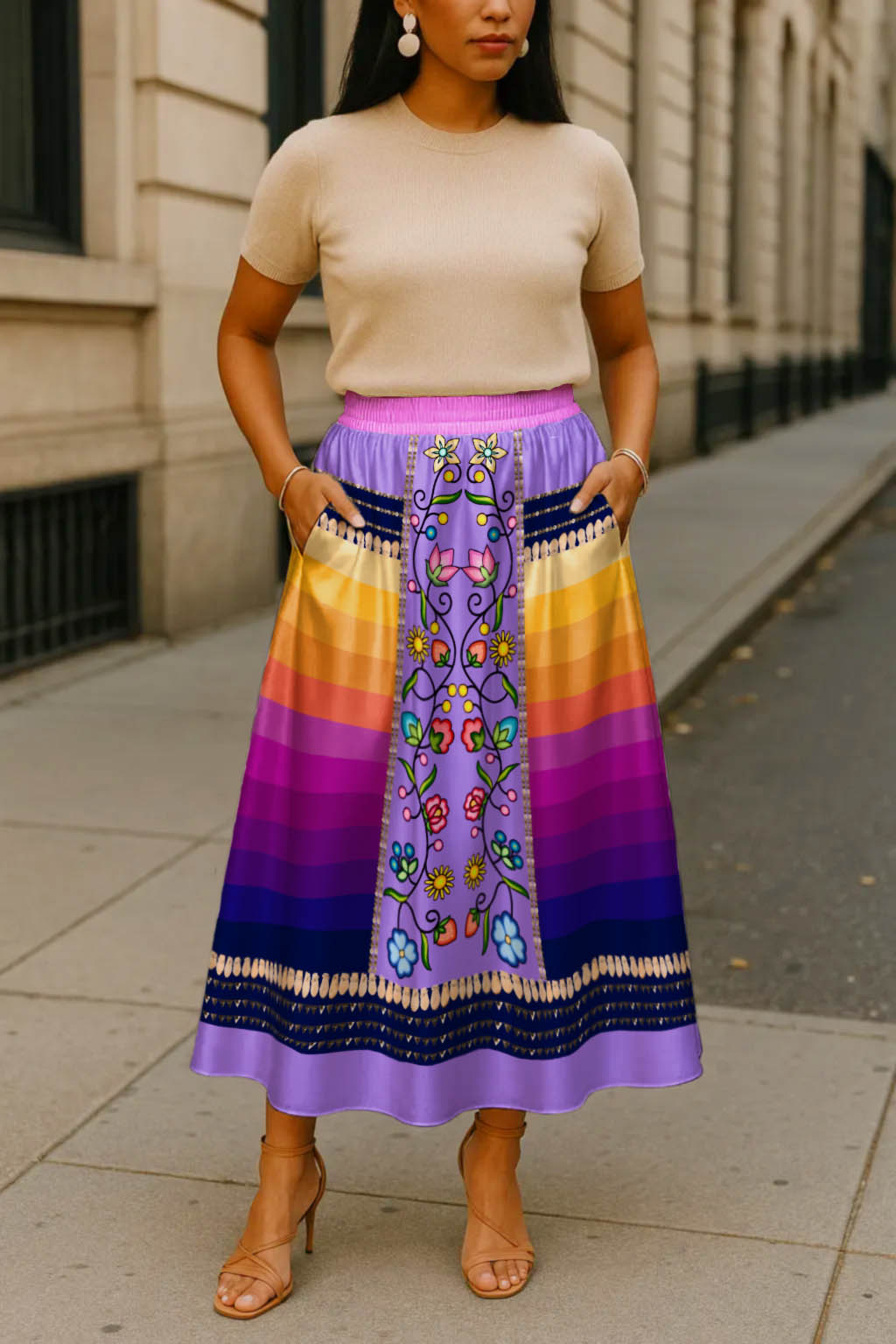 Grandmother Legacy Purple 2 Skirt