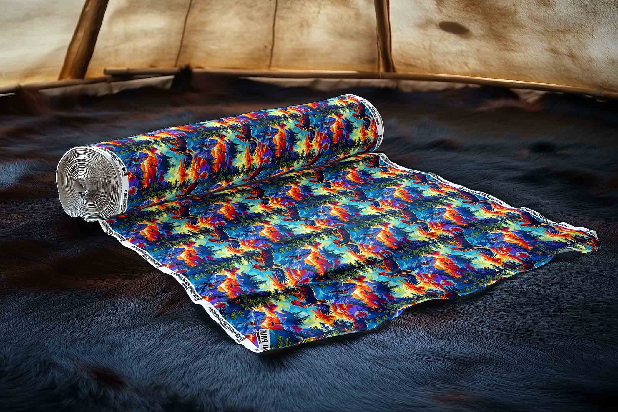 Hunting Hawks 42 Inch Cotton Poplin Pre Order