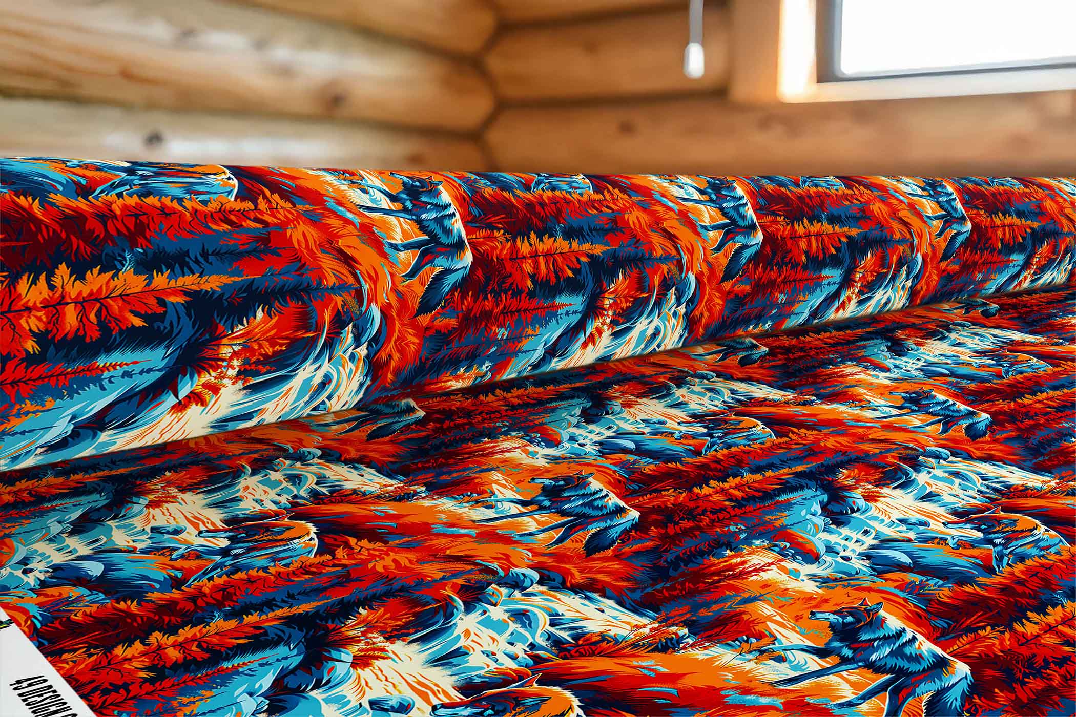 Hunting Wolves 42 Inch Cotton Poplin Pre Order