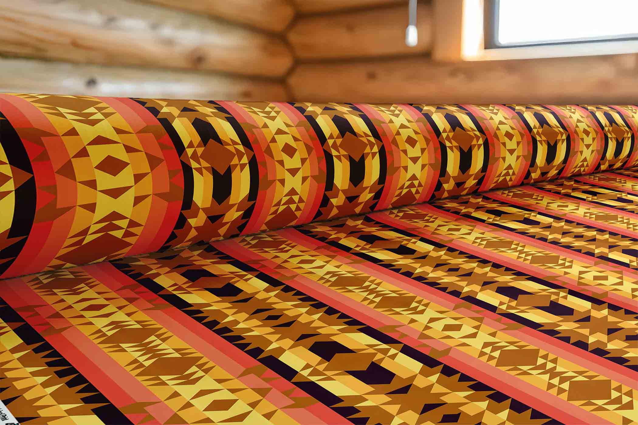 Infinite Sunset Satin Fabric By the Yard Pre Order