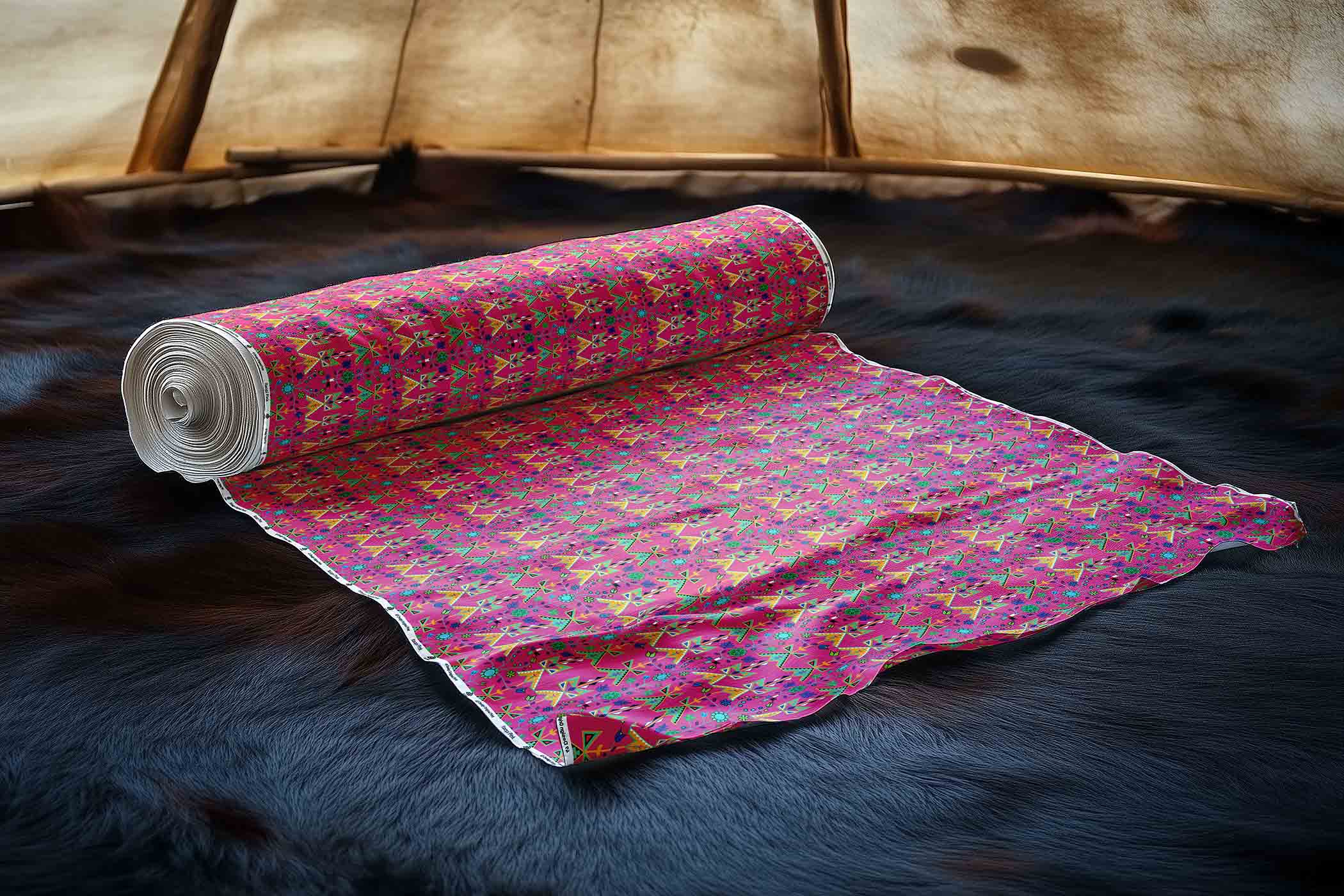 Itaopi Pink Satin Fabric By the Yard Pre Order