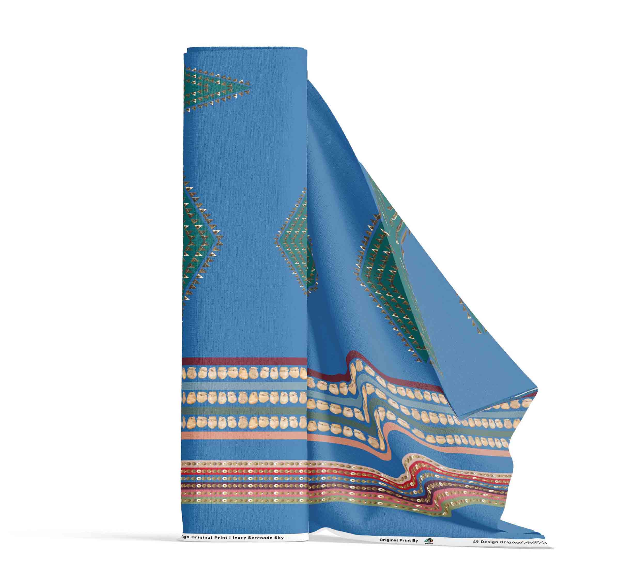 Ivory Serenade Sky 42 Inch Cotton Poplin Pre Order