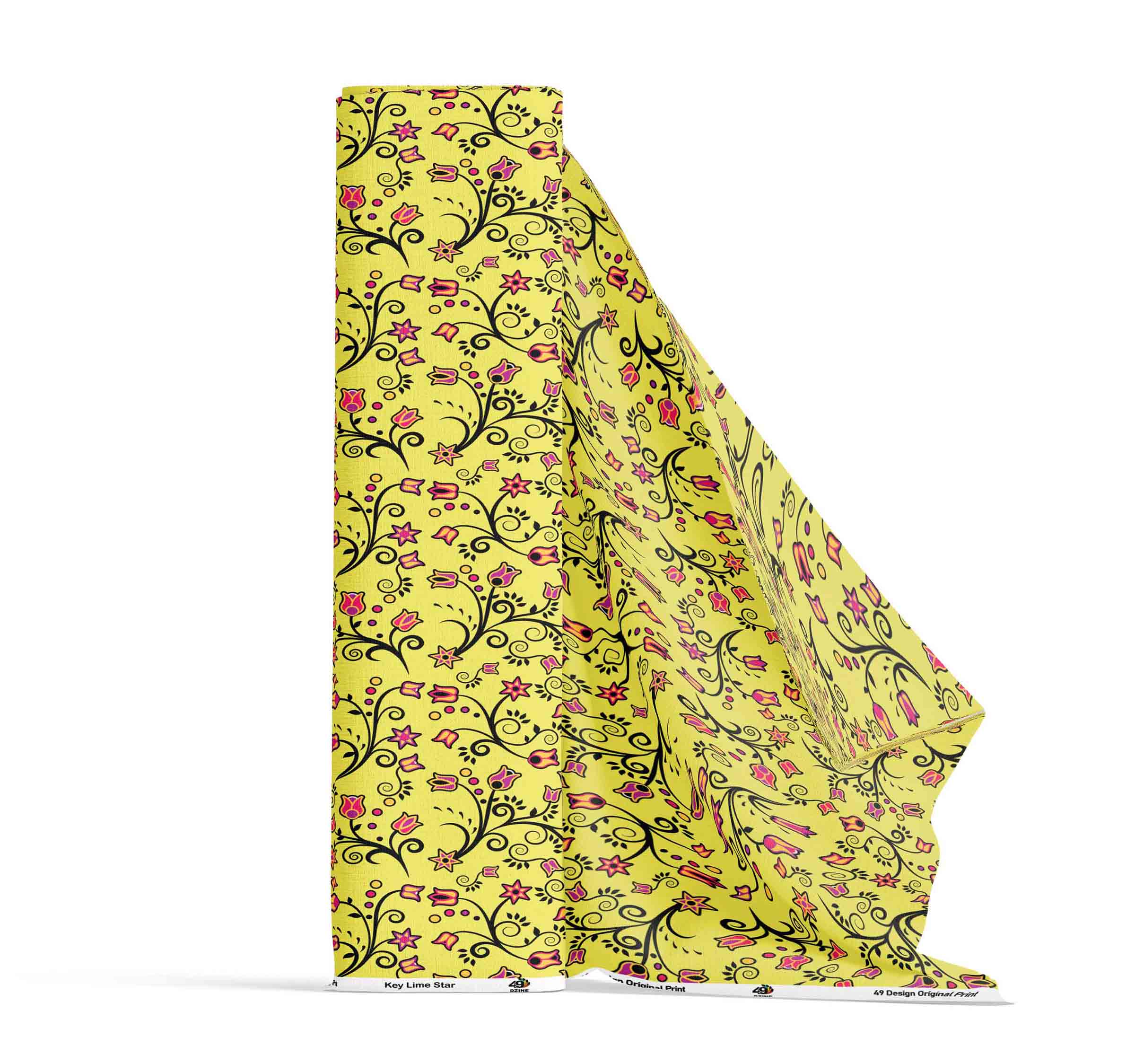 Key Lime Star 42 Inch Cotton Poplin Pre Order