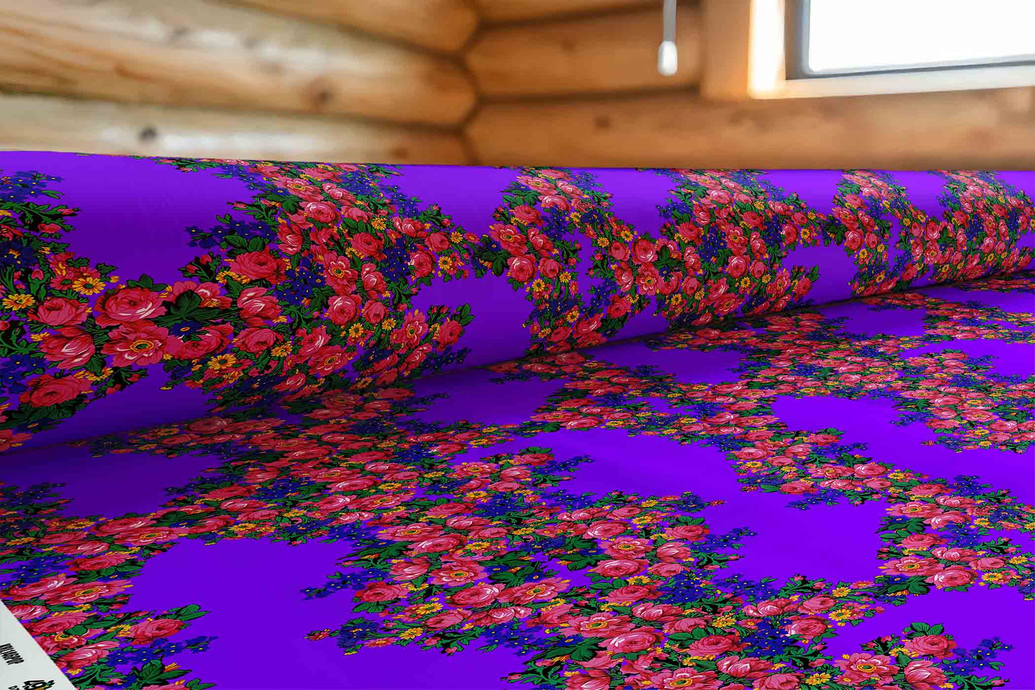 Kokum's Revenge Lilac Satin Fabric By the Yard Pre Order