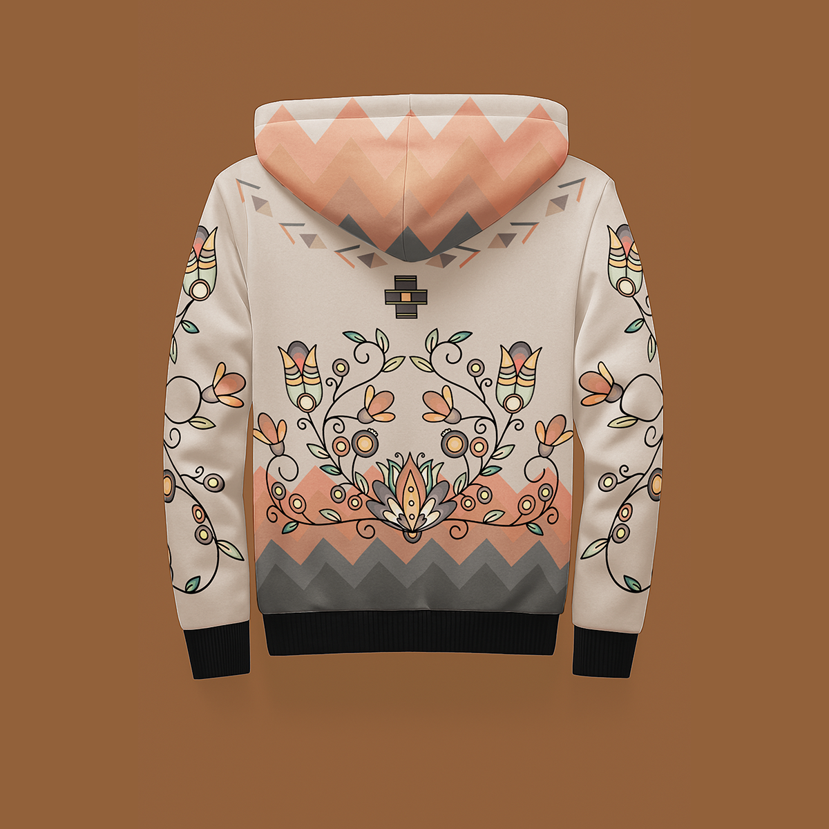 Roots and Rising Earthy Women's Sherpa Hoodie