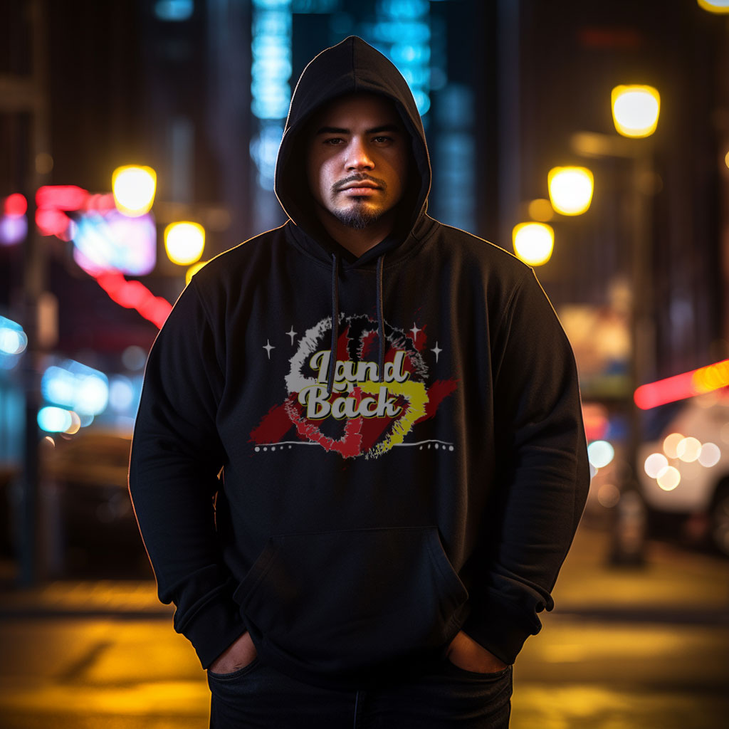 Land Back 49Dzine Novelty Hoodie