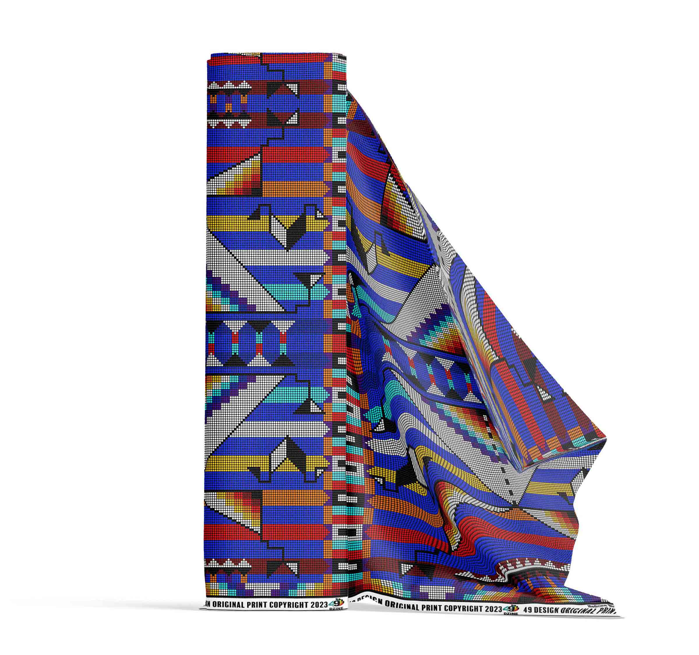 Medicine Blessing Blue 42 Inch Cotton Poplin Pre Order