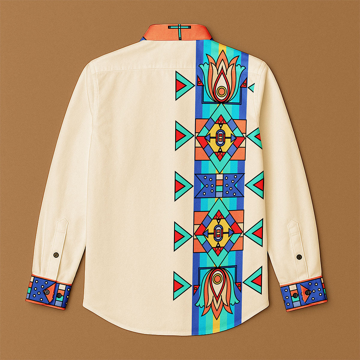 Flames of Heritage Men's Casual Dress Shirt