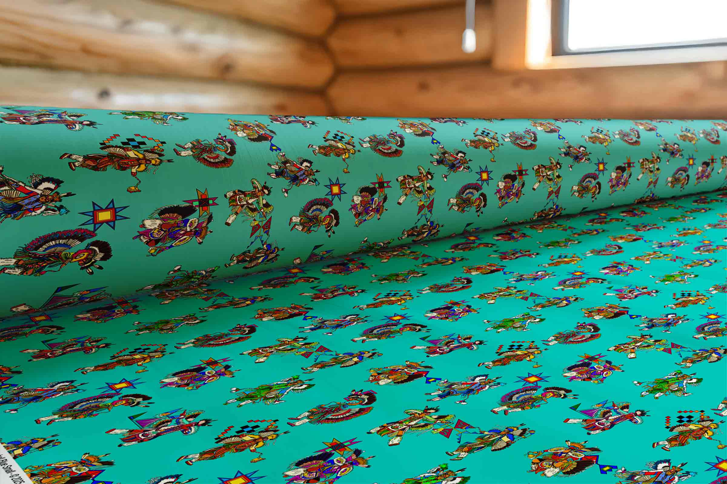 Men's Fancy Dancers Eggshell Blue Small 42 Inch Cotton Poplin Pre Order