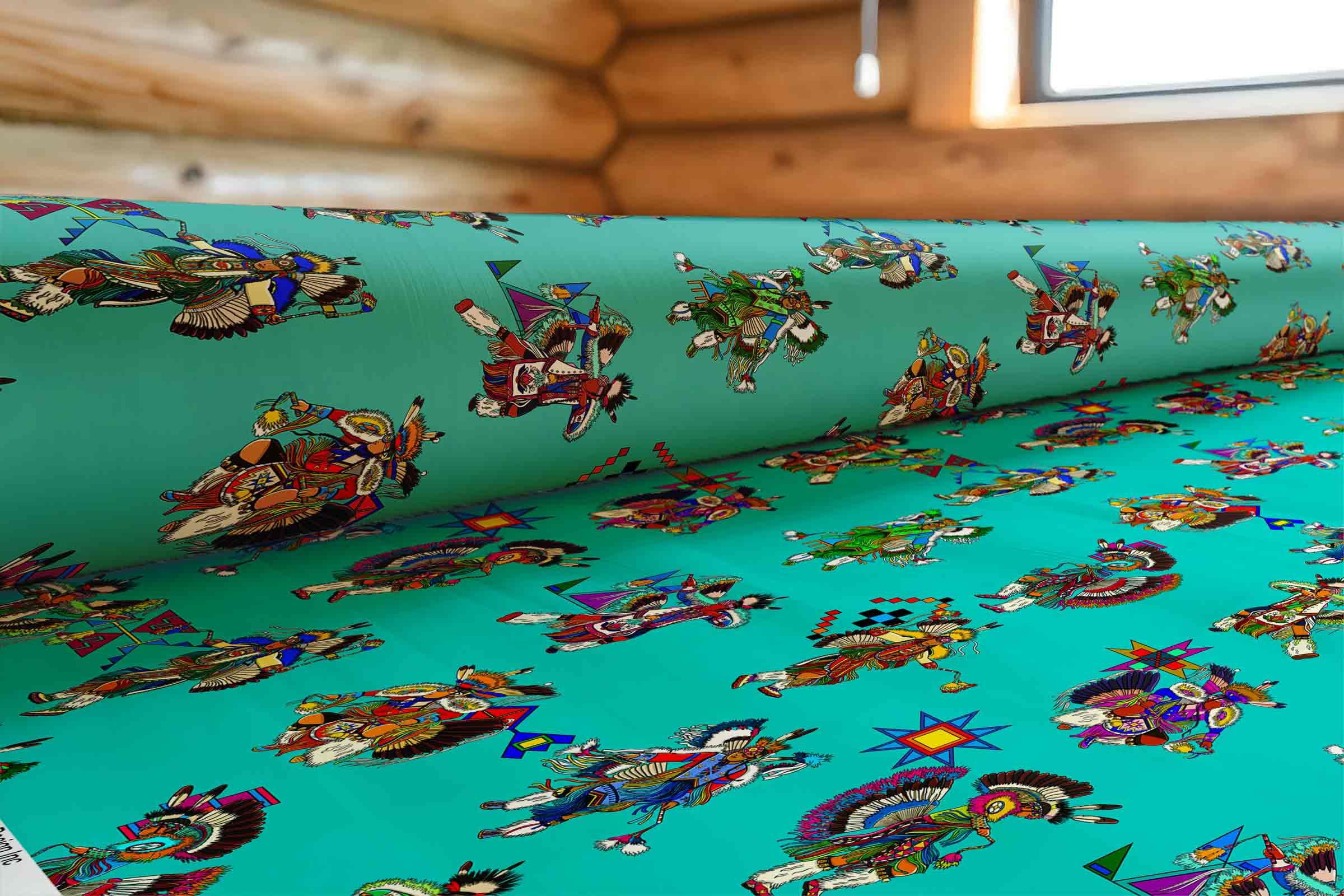 Men's Fancy Dancers Eggshell Blue Large 42 Inch Cotton Poplin Pre Order