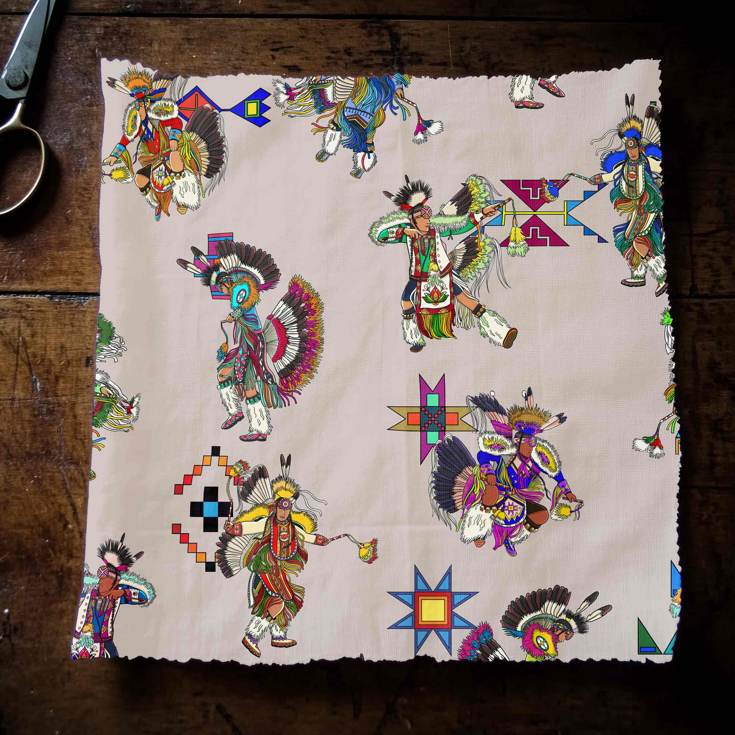 Men's Fancy Dancers Muslin Small 42 Inch Cotton Poplin Pre Order