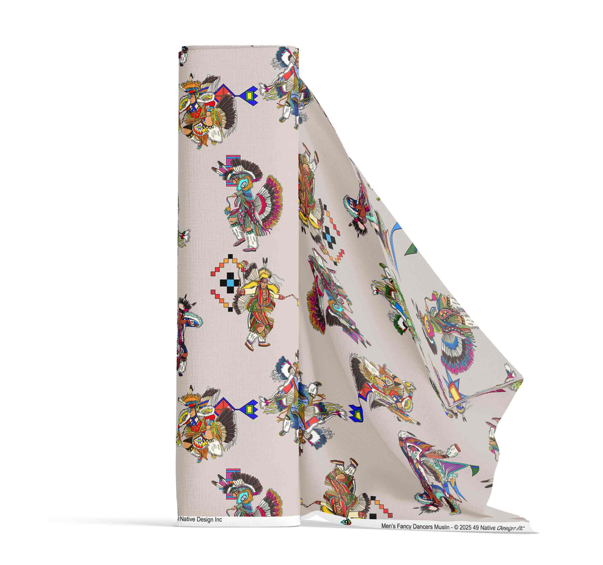 Men's Fancy Dancers Muslin Large 42 Inch Cotton Poplin Pre Order