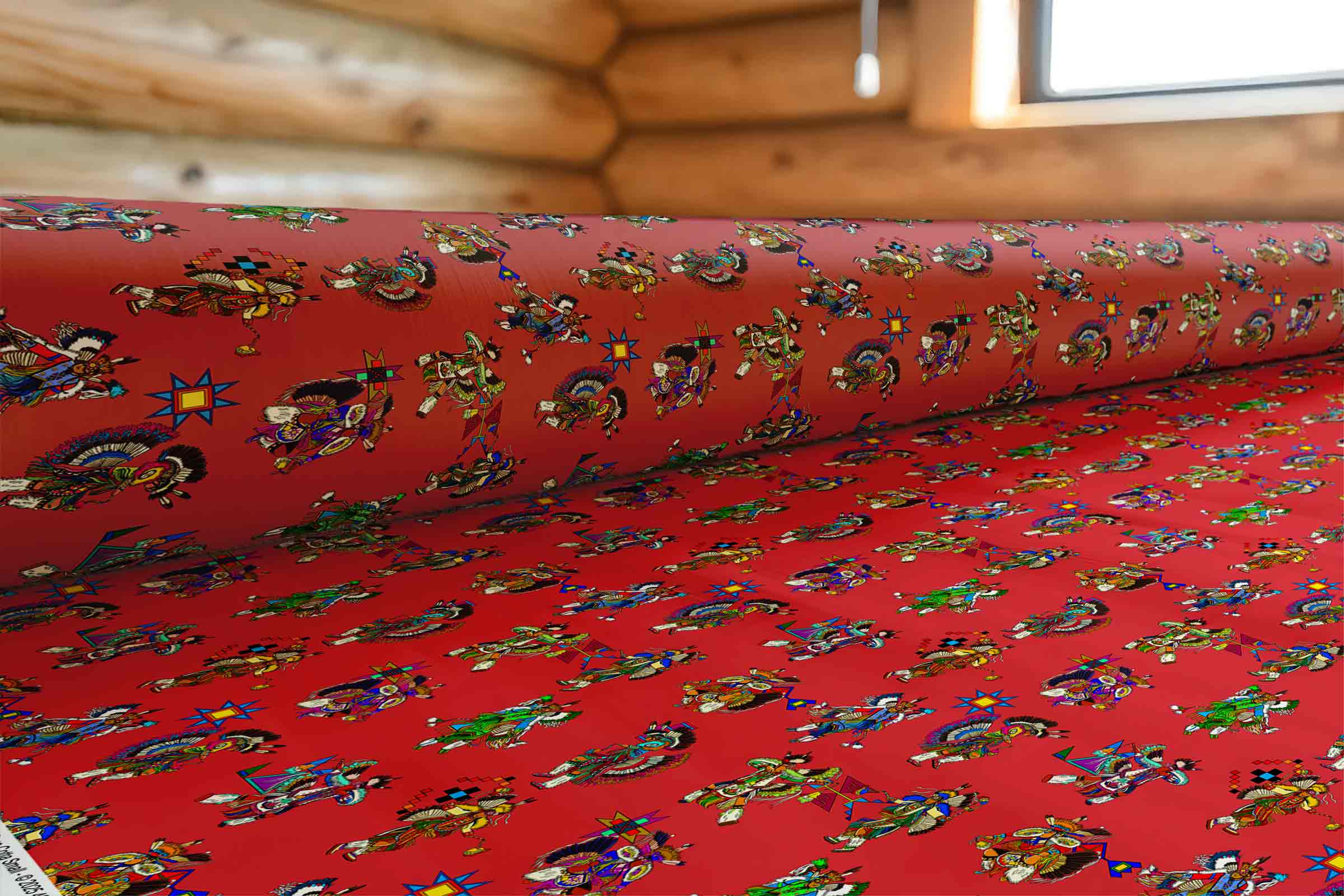 Men's Fancy Dancers Terra Cotta Small 42 Inch Cotton Poplin Pre Order