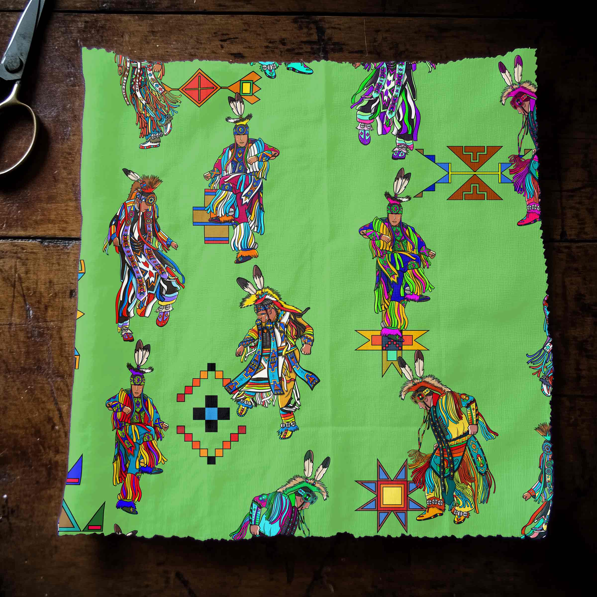 Men's Grass Dancers Grass Small 42 Inch Cotton Poplin Pre Order