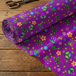 Bloom Uplift Purple 42 Inch Cotton Poplin Pre Order