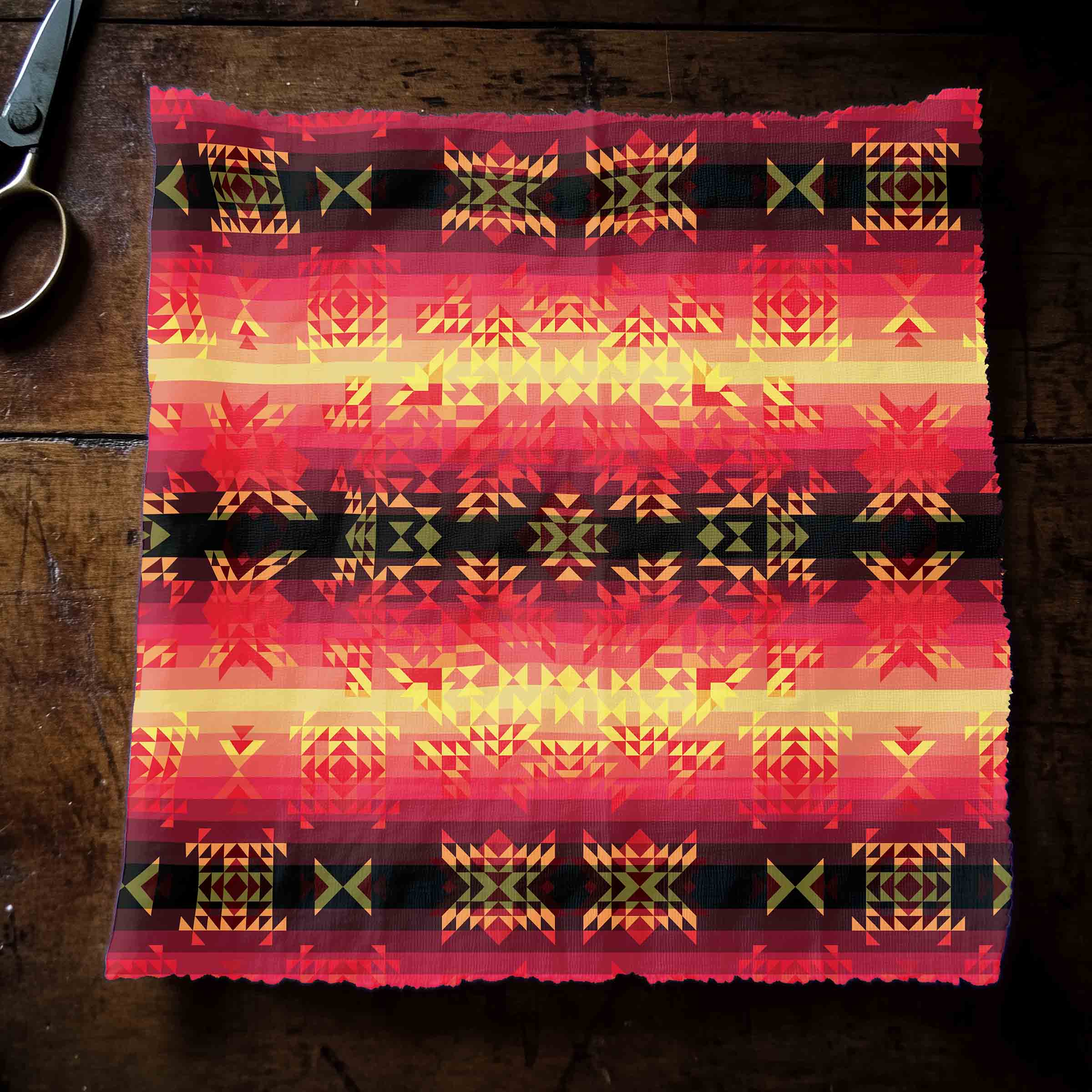 Mini Soleil Fusion Rouge 42 inch Cotton Poplin Pre Order