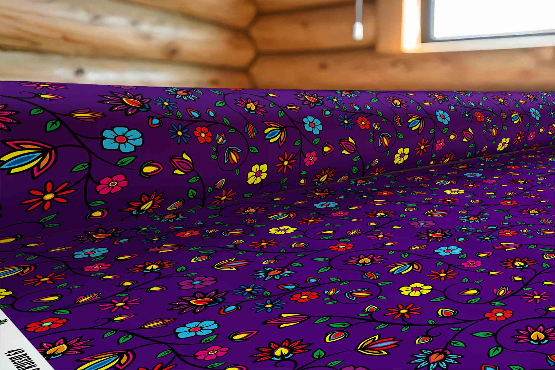 Nature's Nexus Purple 42 Inch Cotton Poplin Pre Order