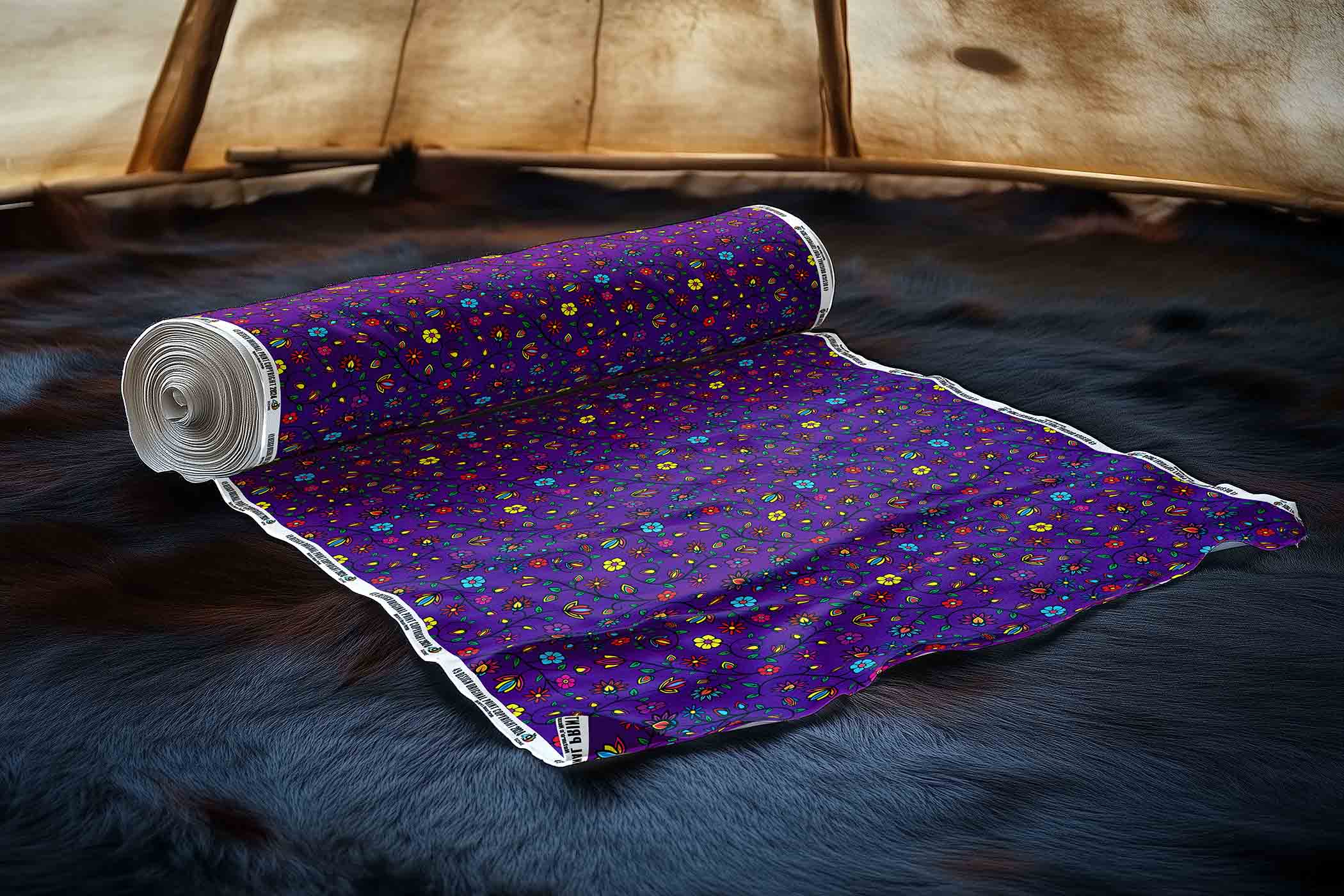 Nature's Nexus Purple 42 Inch Cotton Poplin Pre Order