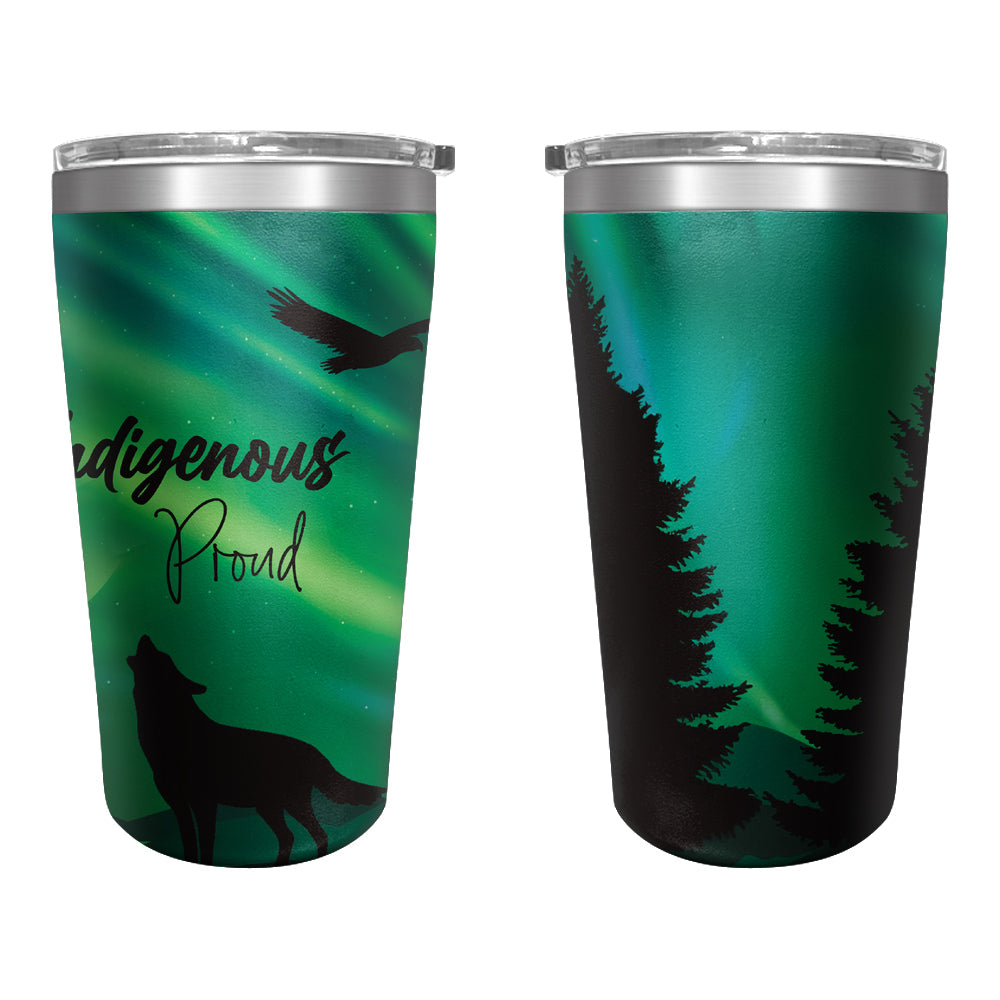 Indigenous Proud Green 15OZ Tumbler