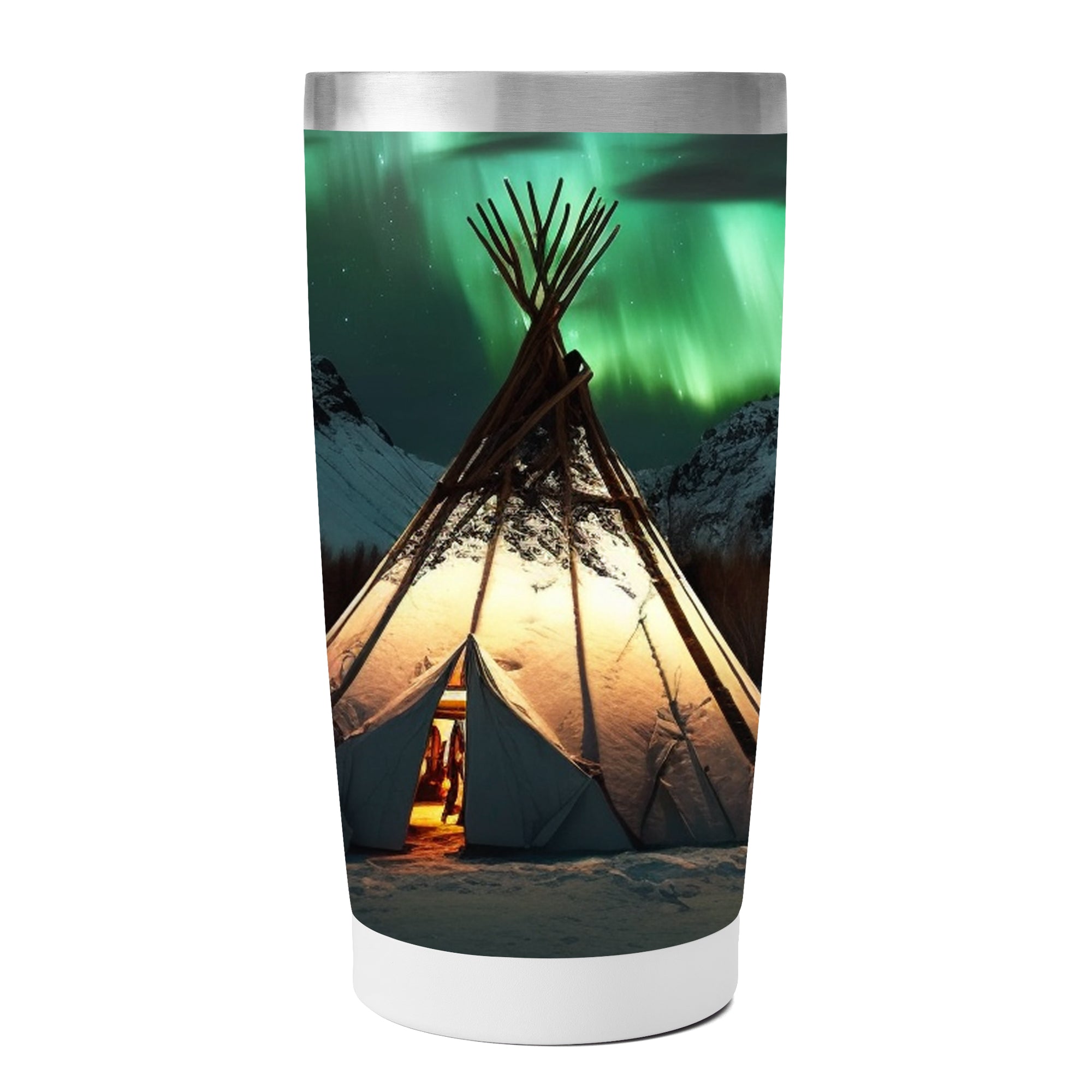 Aurora Winter Tipi 15OZ Tumbler