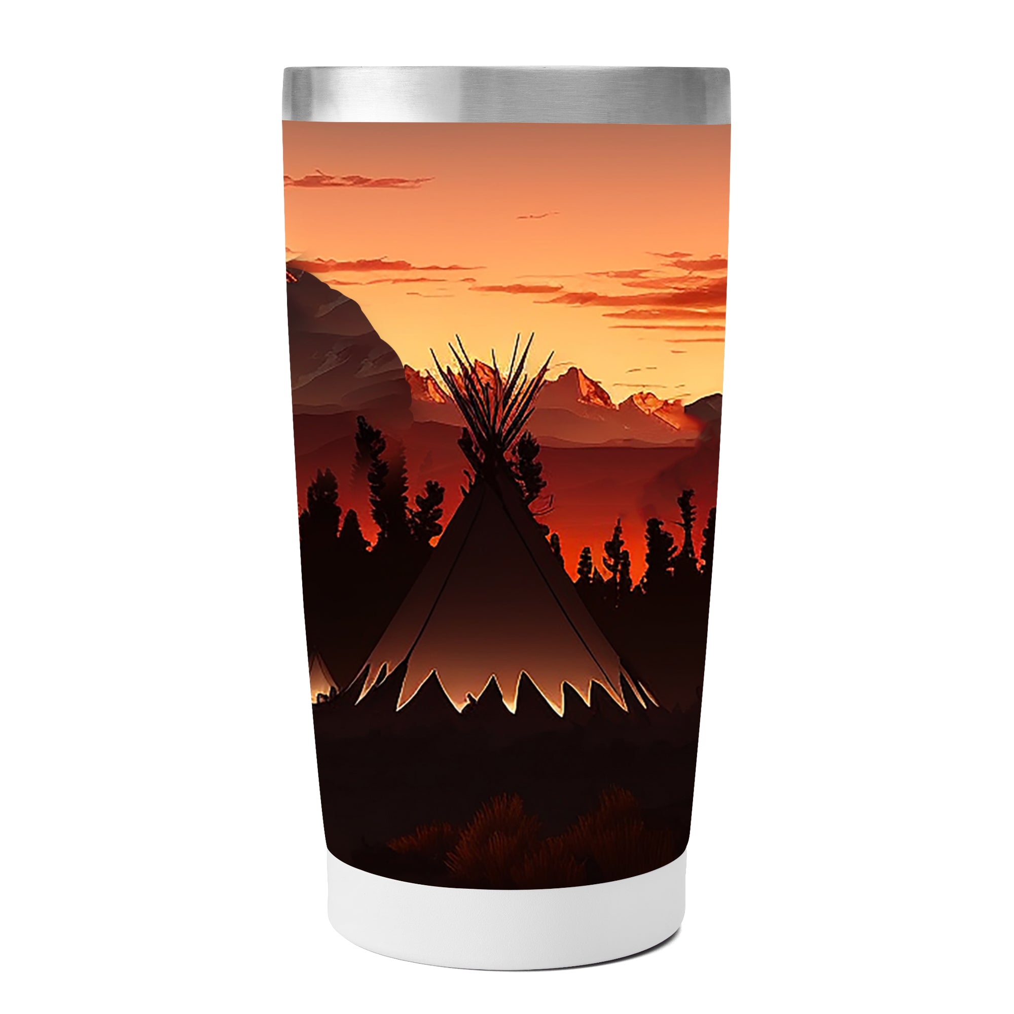 Sunset Tipis 1 15OZ Tumbler