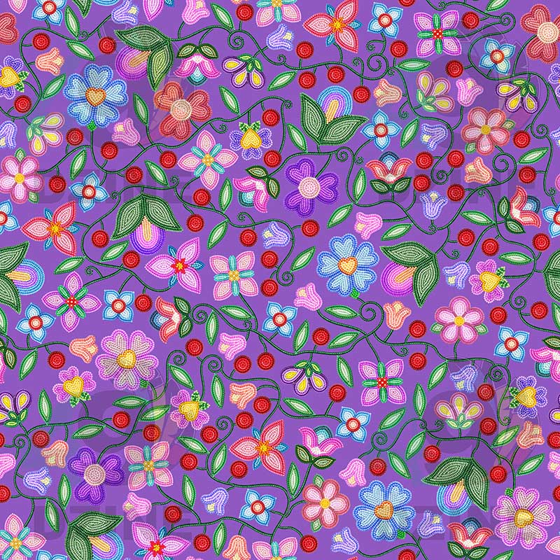 Petal Harmony Lavender Satin Fabric By the Yard Pre Order