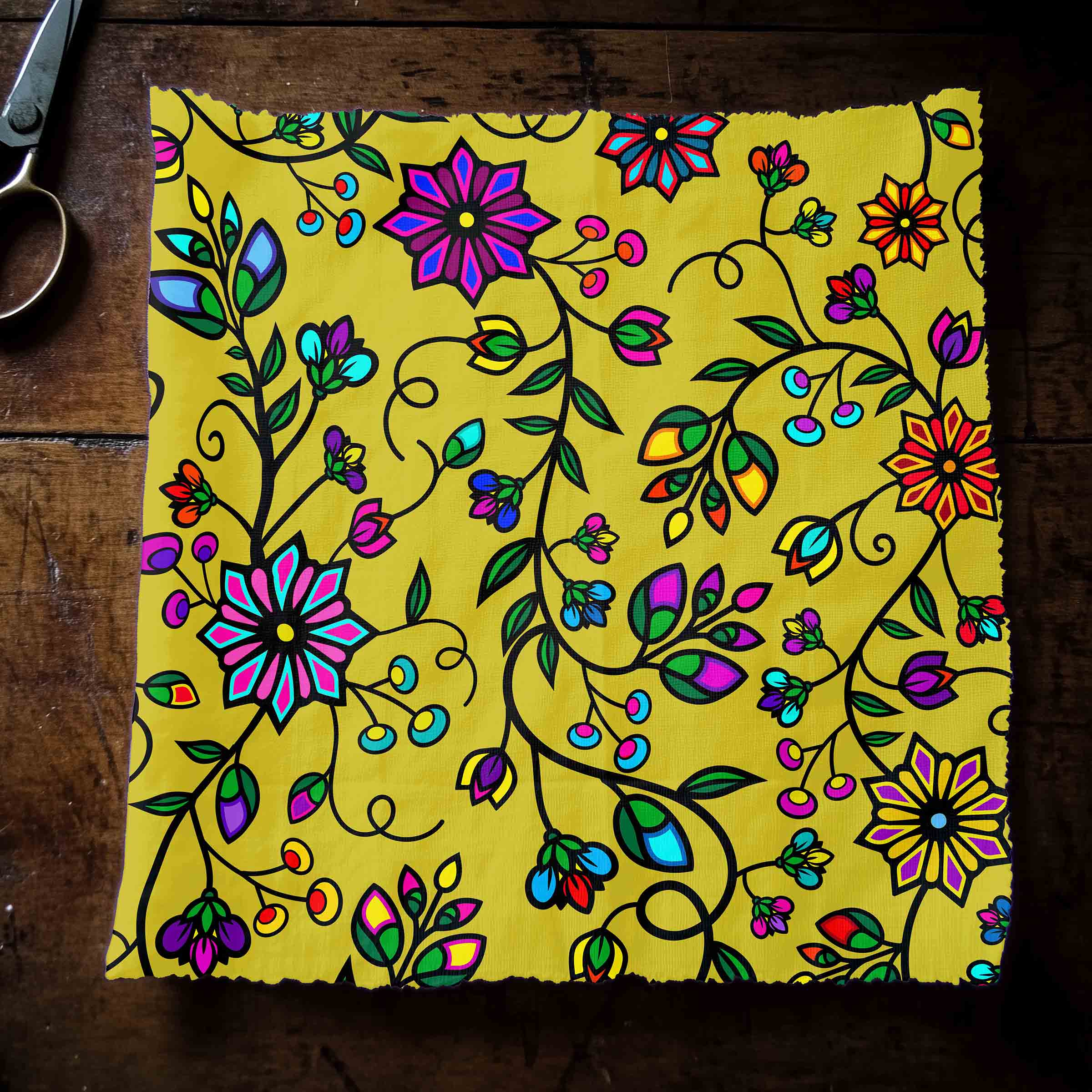 Prairie Paintbrush Cornblossom 42 Inch Cotton Poplin Pre Order