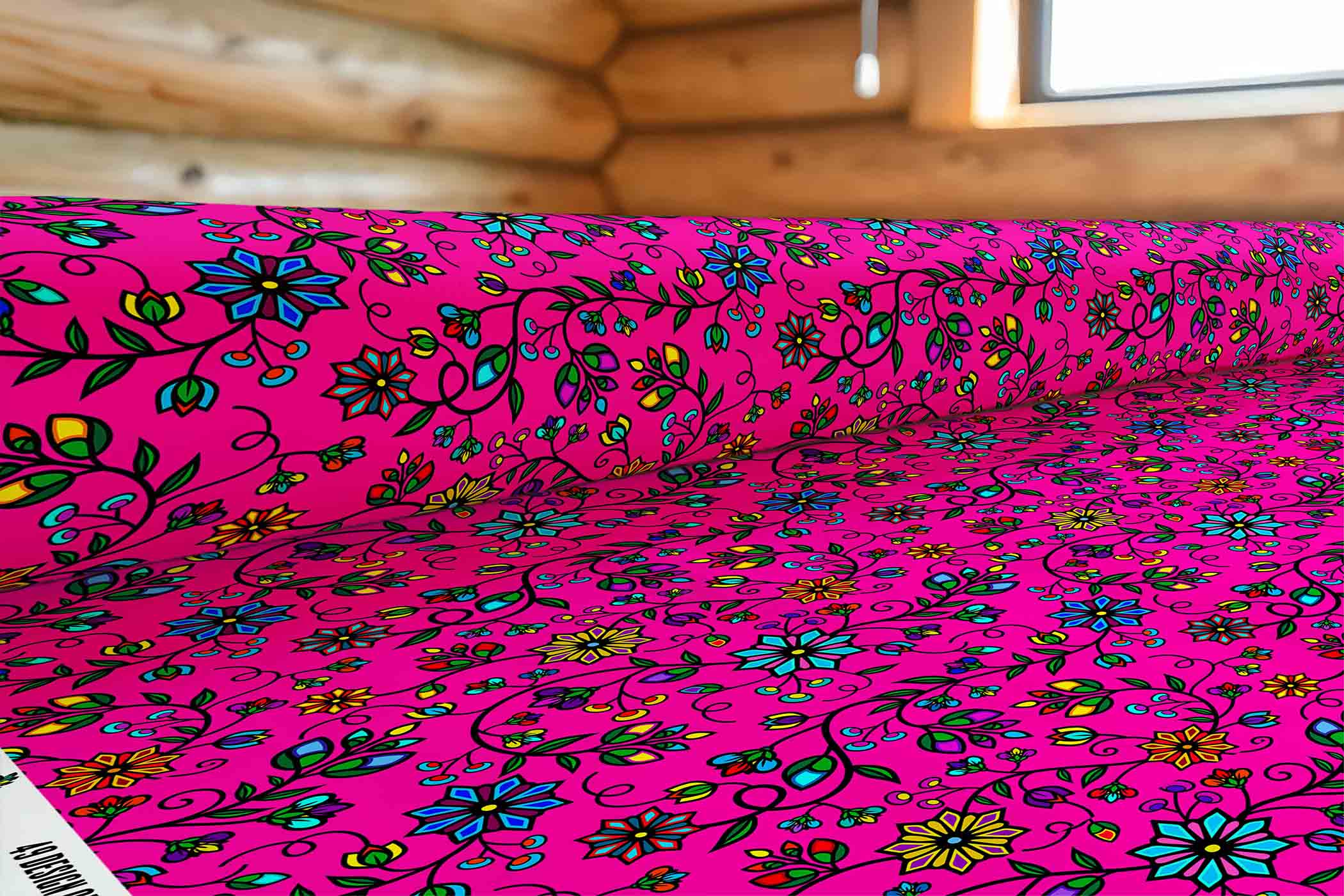 Prairie Paintbrush Pink 42 Inch Cotton Poplin Pre Order