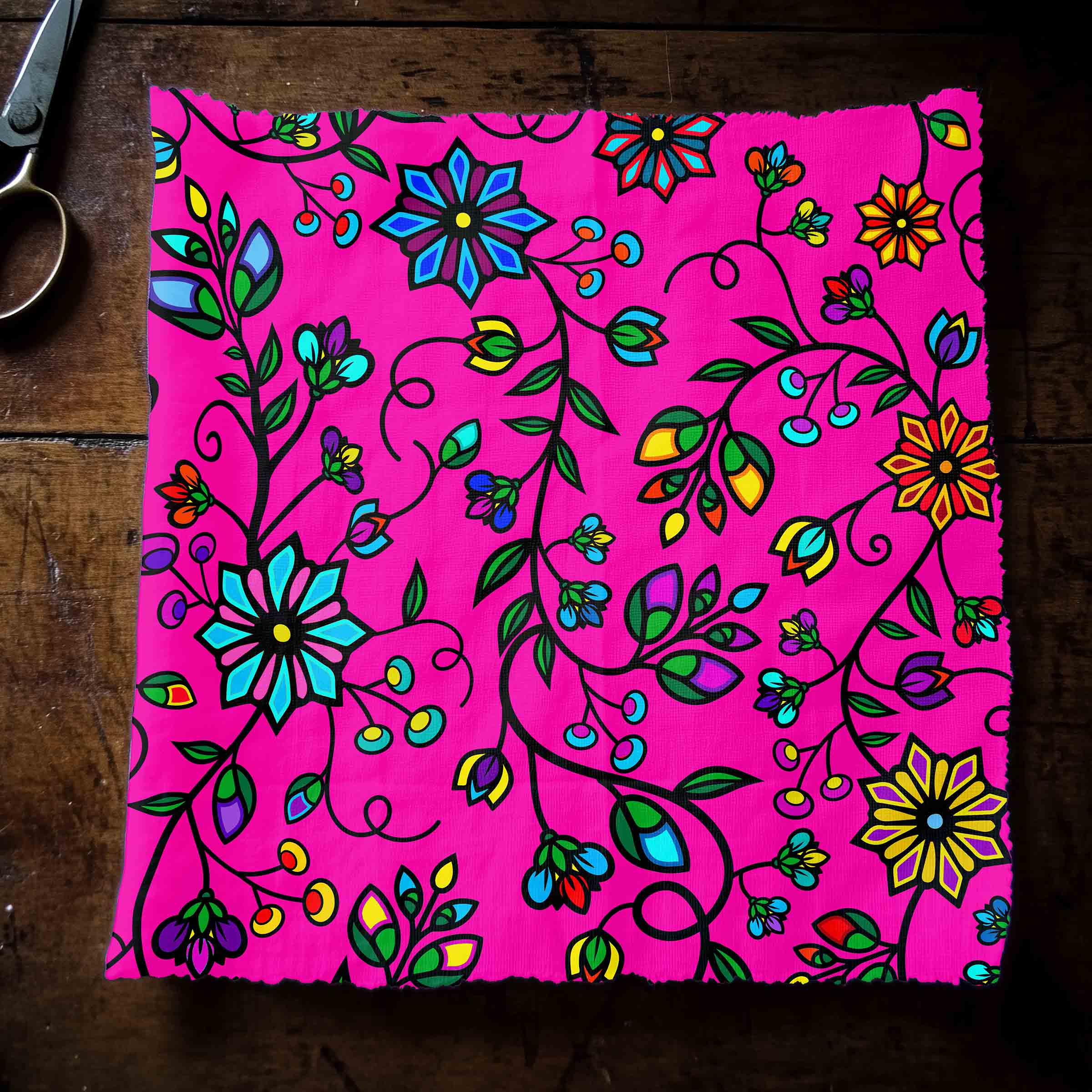 Prairie Paintbrush Pink 42 Inch Cotton Poplin Pre Order