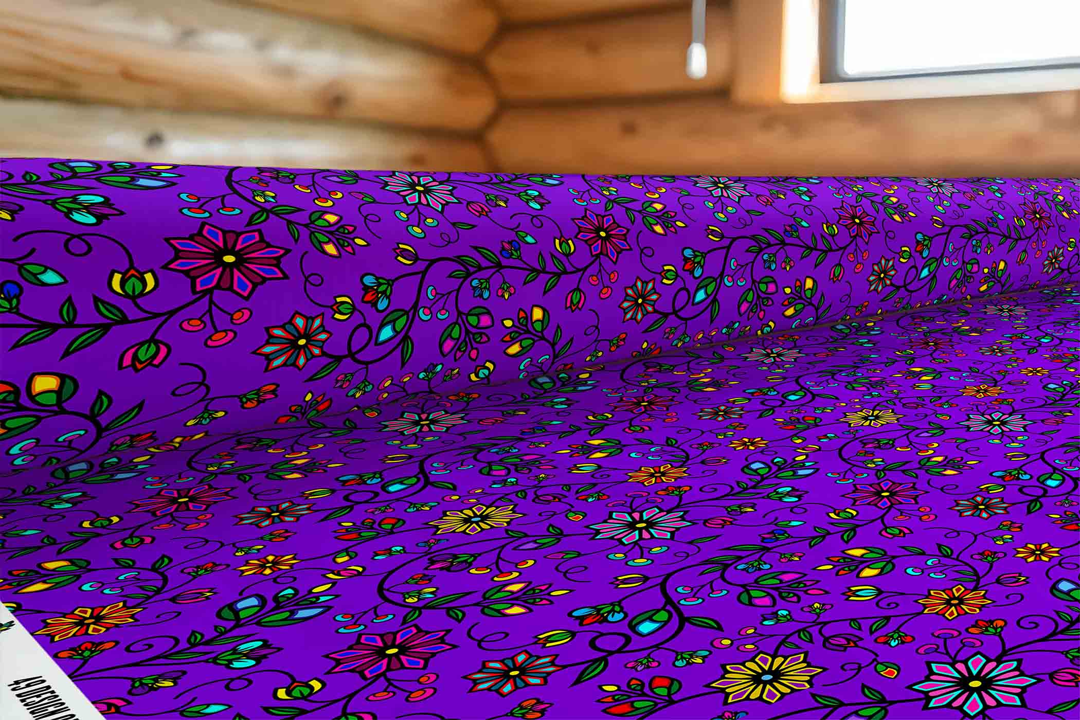 Prairie Paintbrush Purple 42 Inch Cotton Poplin Pre Order