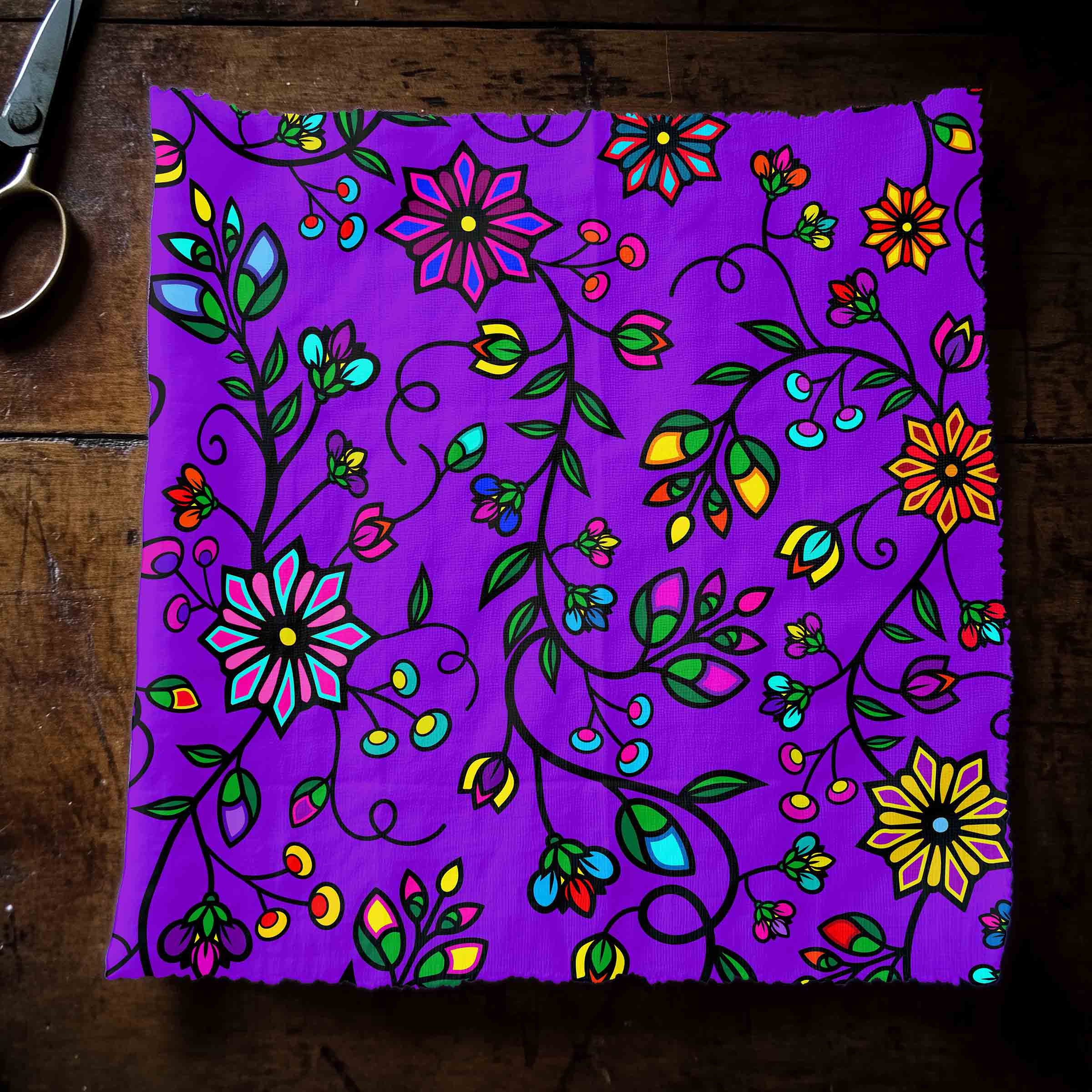 Prairie Paintbrush Purple 42 Inch Cotton Poplin Pre Order