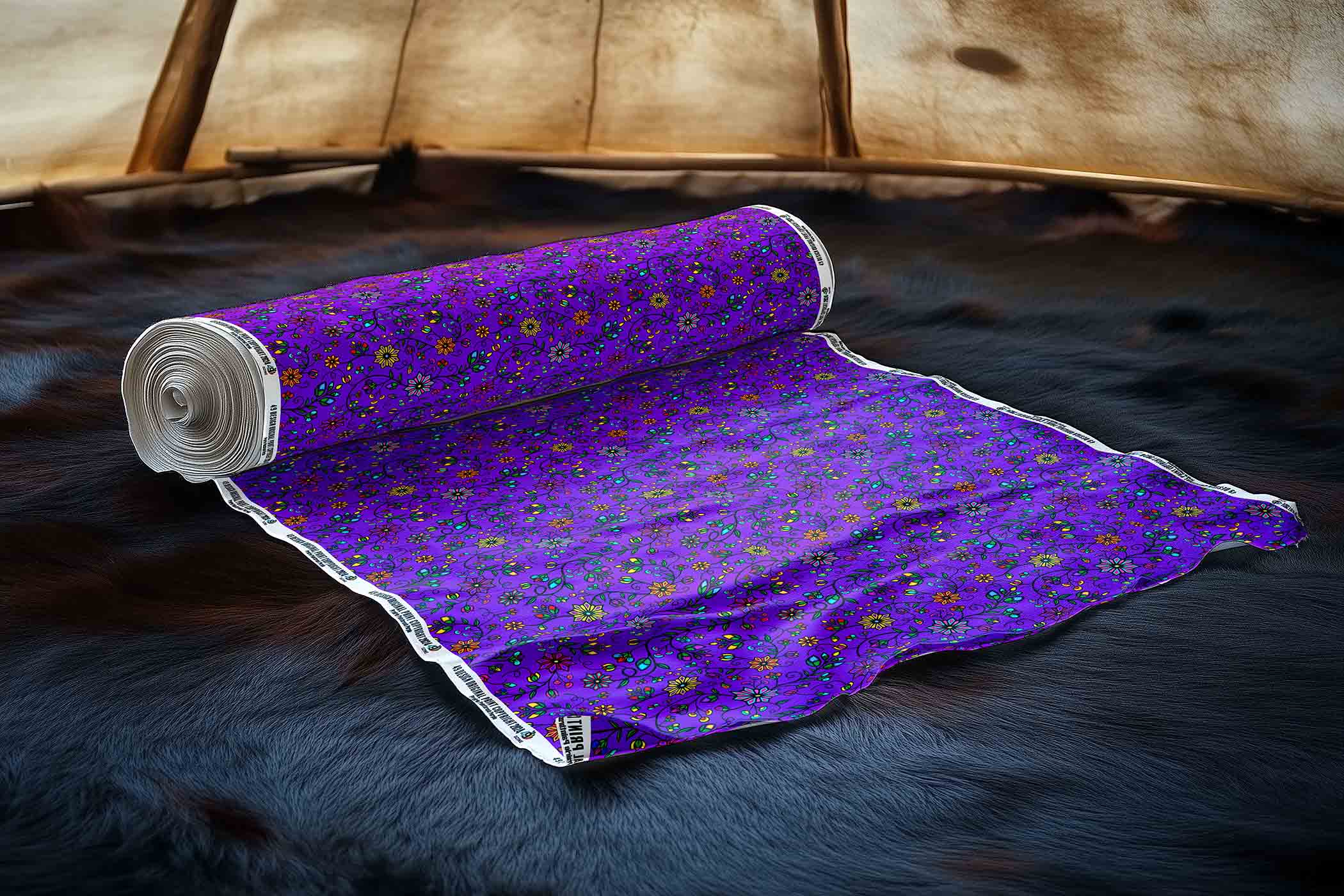 Prairie Paintbrush Purple 42 Inch Cotton Poplin Pre Order